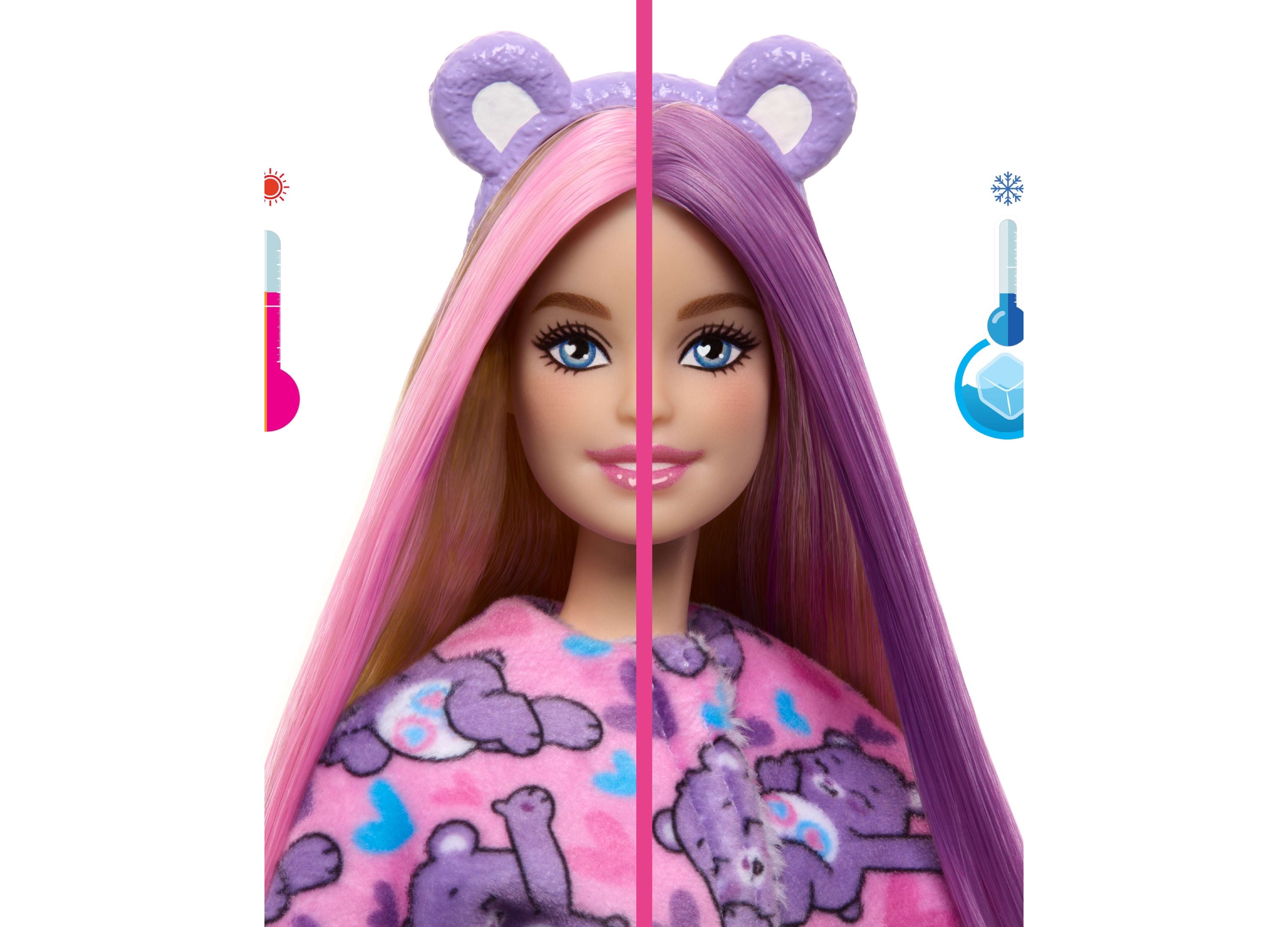 Barbie Cutie Reveal Care Bears Series Doll with Share Bear Plush Costume - Perfect Gift for Kids, Collectible Toy for Girls & Boys - Birthday, Christmas & Playtime Fun