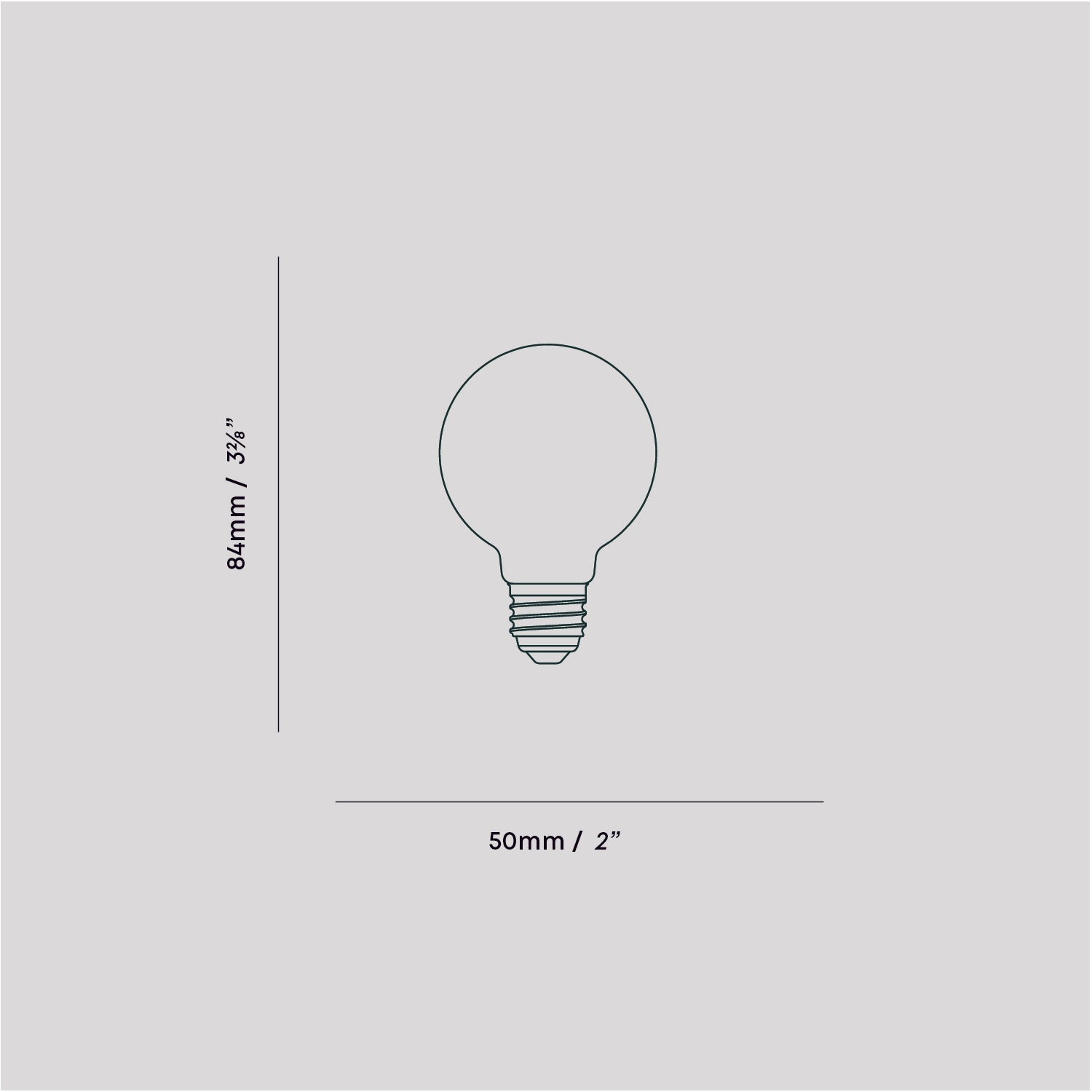 Sphere I E26 Dimmable Warm White LED Bulb - Perfect for Bedroom, Living Room, and Cozy Home Lighting