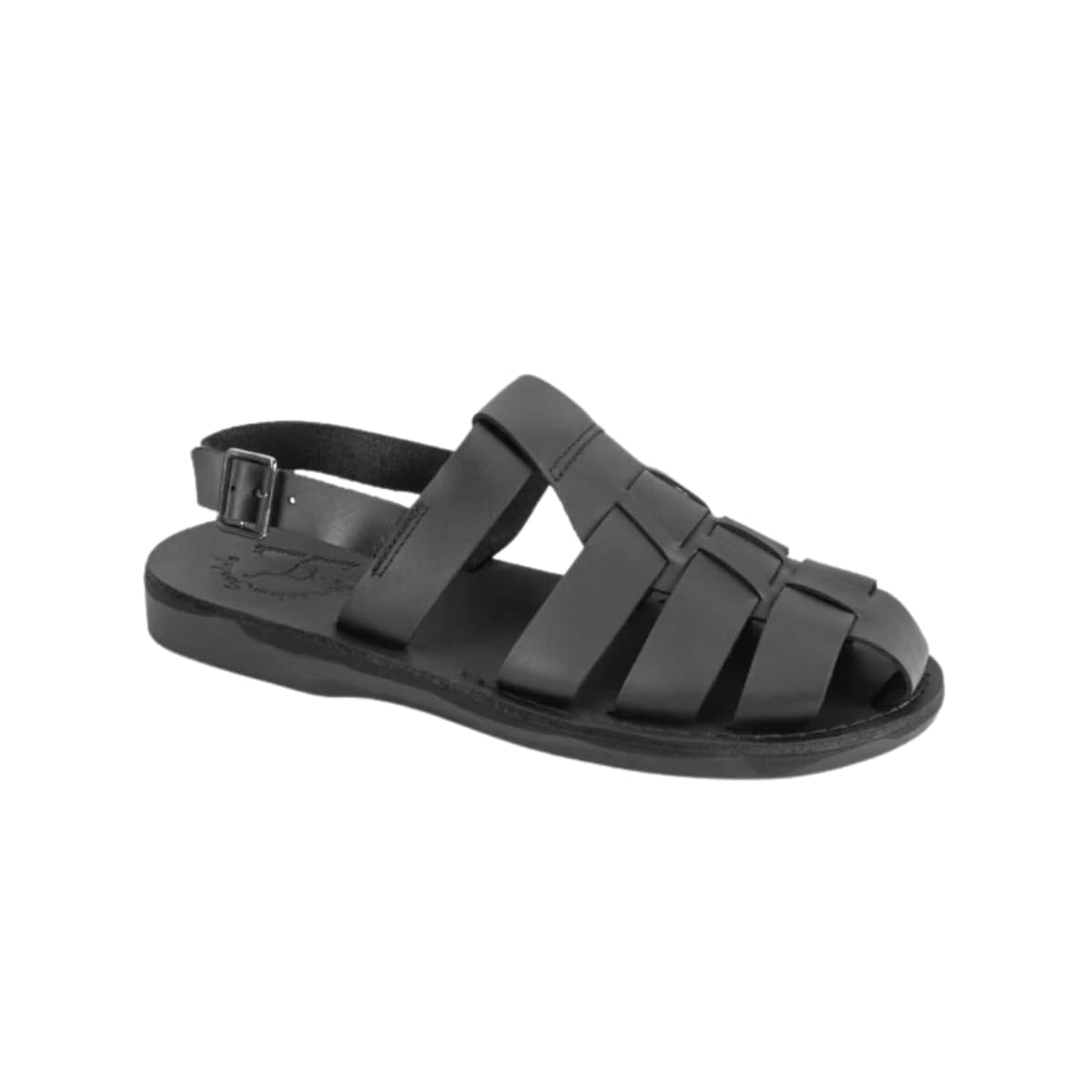 Michael Men's Closed Toe Leather Fisherman Sandals - Comfortable & Durable Casual Footwear for Summer, Beach, and Outdoor Activities