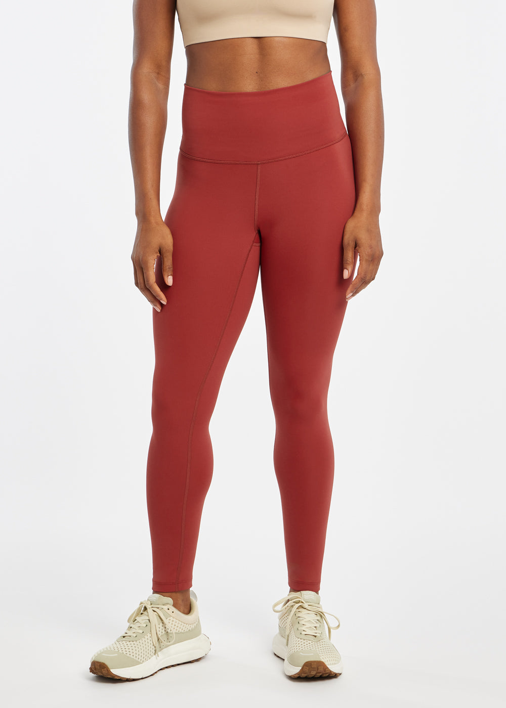 Essential Bird 7/8 High Waist Yoga Tights for Women - Breathable Workout Leggings for Running, Pilates & Gym - Plus Size Available