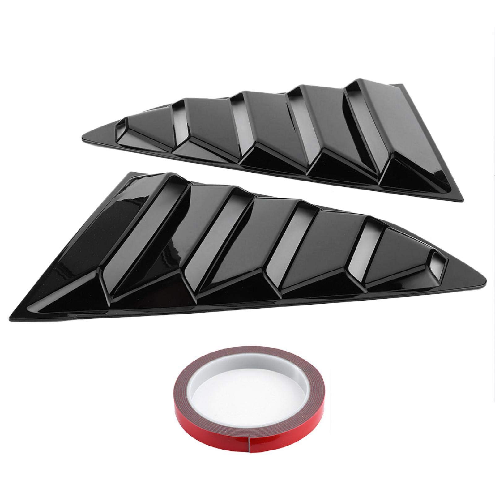 Practical & Convenient Car Window Louver Vent Scoop - Decorative Sticker for Car Windows | Enhances Style & Airflow for Sedans, SUVs & Trucks