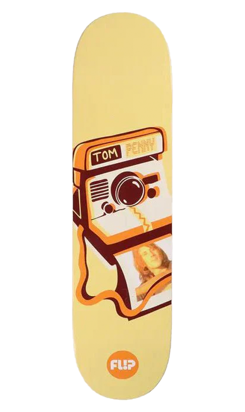 Tom Penny Flip Posterize Skateboard Deck 8.0 Inch - Professional Street Skateboard for Tricks and Commuting | Perfect for Skate Parks and Urban Riding