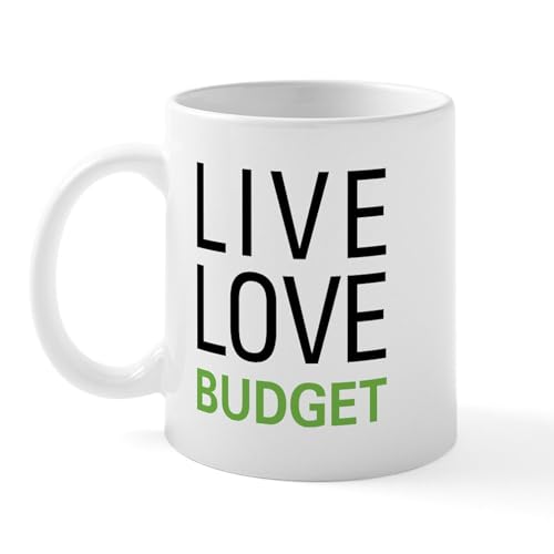 White - Live Love Budget Mug