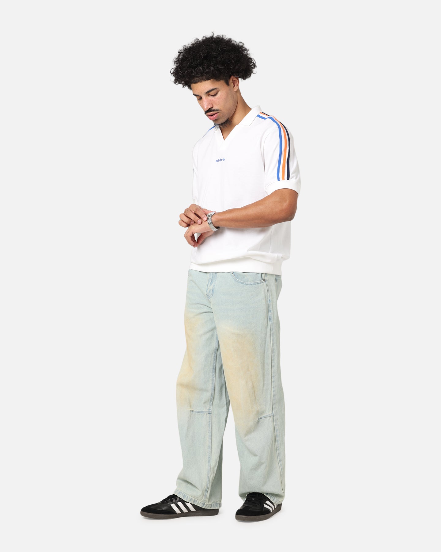 Adidas Men's Classic Polo Shirt - White, Slim Fit, Moisture Wicking, Casual & Athletic Wear for Golf, Work & Everyday Comfort