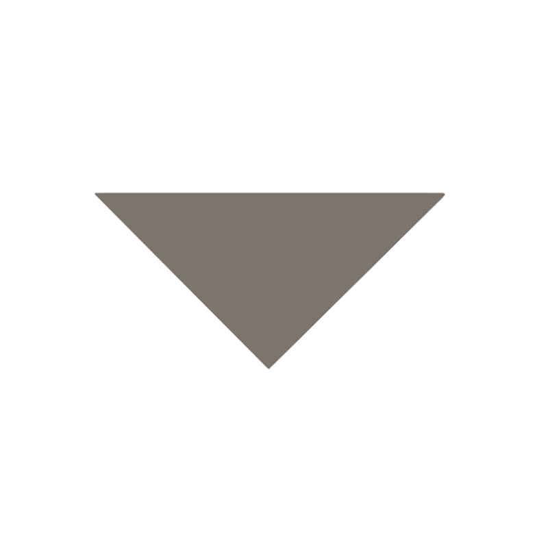 Klinker Triangel 7/7/10 cm Dark Gray Winckelmans Granite Tile - Perfect for Kitchen Backsplash, Bathroom Walls & Fireplace Surrounds
