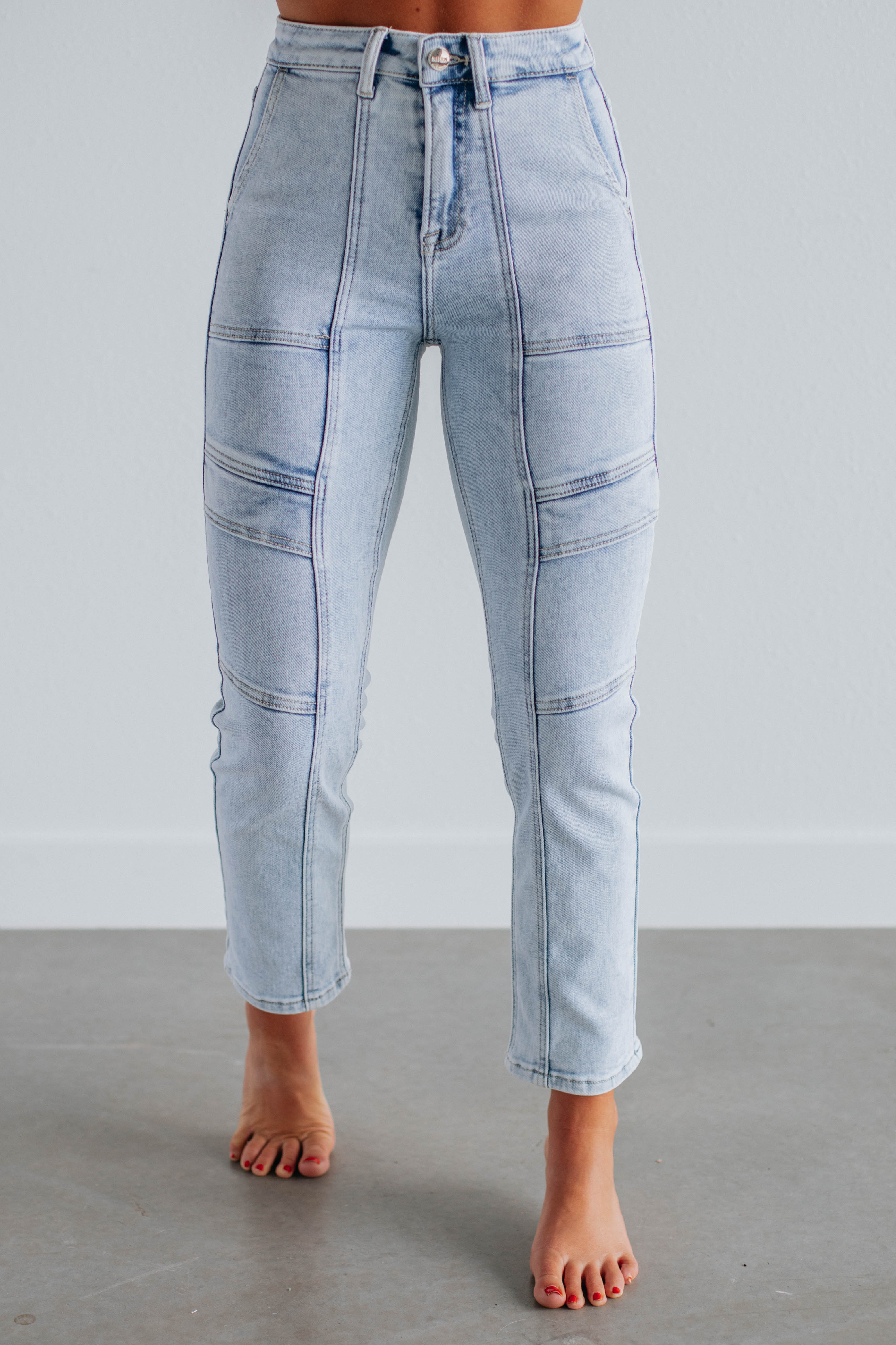 Axel Risen Light Wash Jeans for Men - Comfortable Slim Fit Denim Pants for Casual Wear & Everyday Style