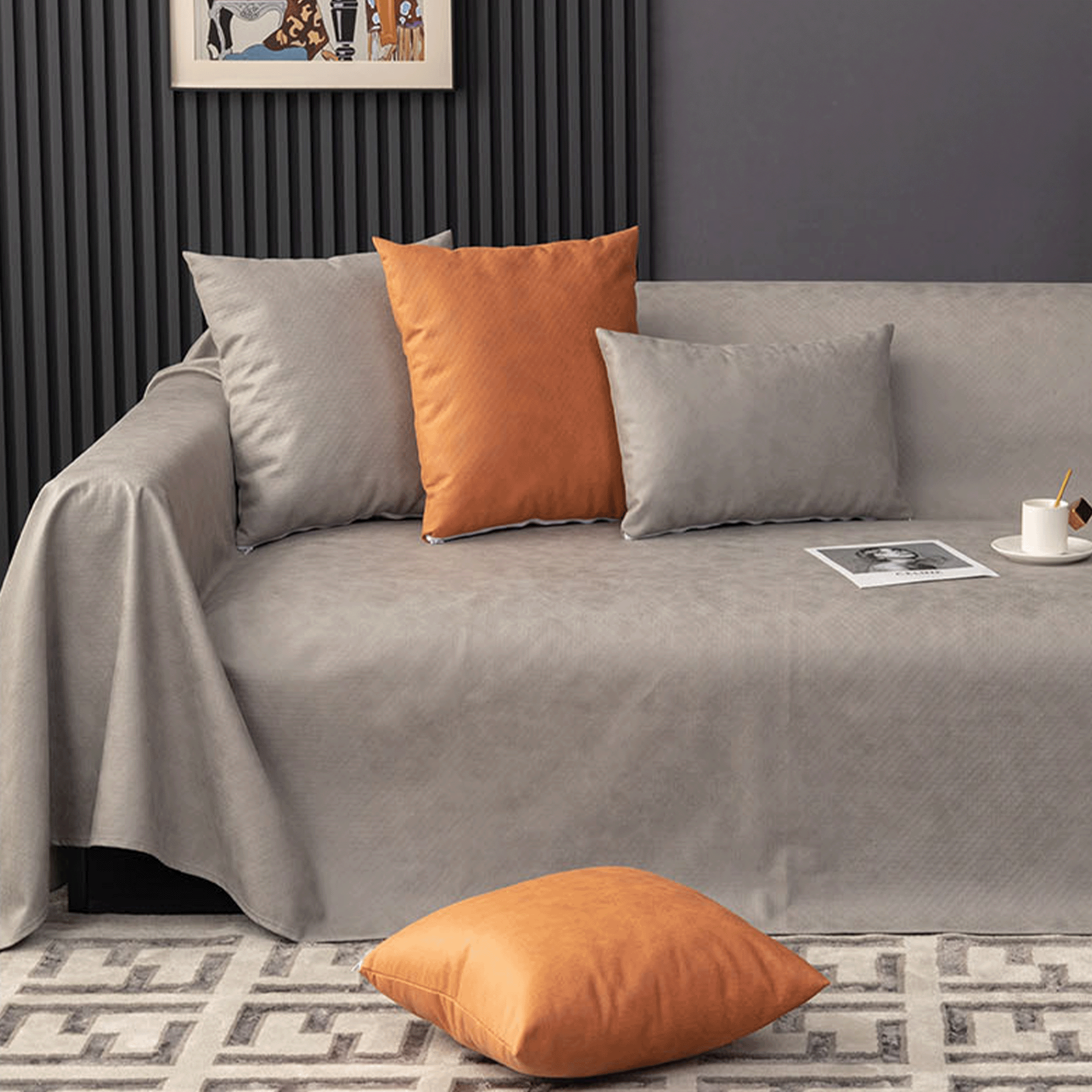 Durable Waterproof & Scratch-Resistant Anti-Slip Sofa Cover for Pets - Perfect for Homes with Dogs, Cats, and Active Families