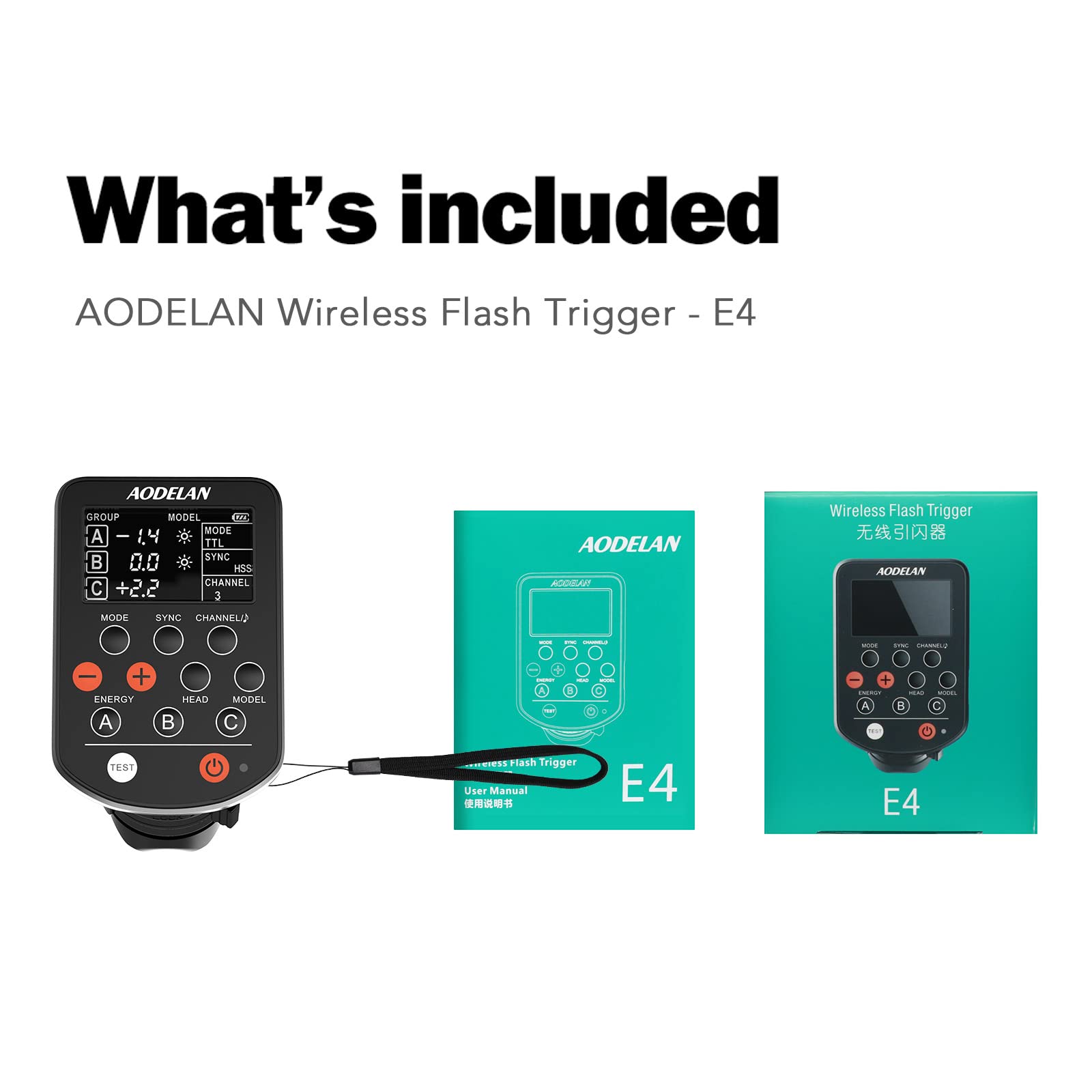 AODELAN TTL Flash Trigger for Sony Cameras - 1/8000s High-Speed Sync, Profoto Air Remote TTL Replacement - Compatible with Profoto A1, D2, Pro-10, B10 - Perfect for Studio Photography & Outdoor Shoots