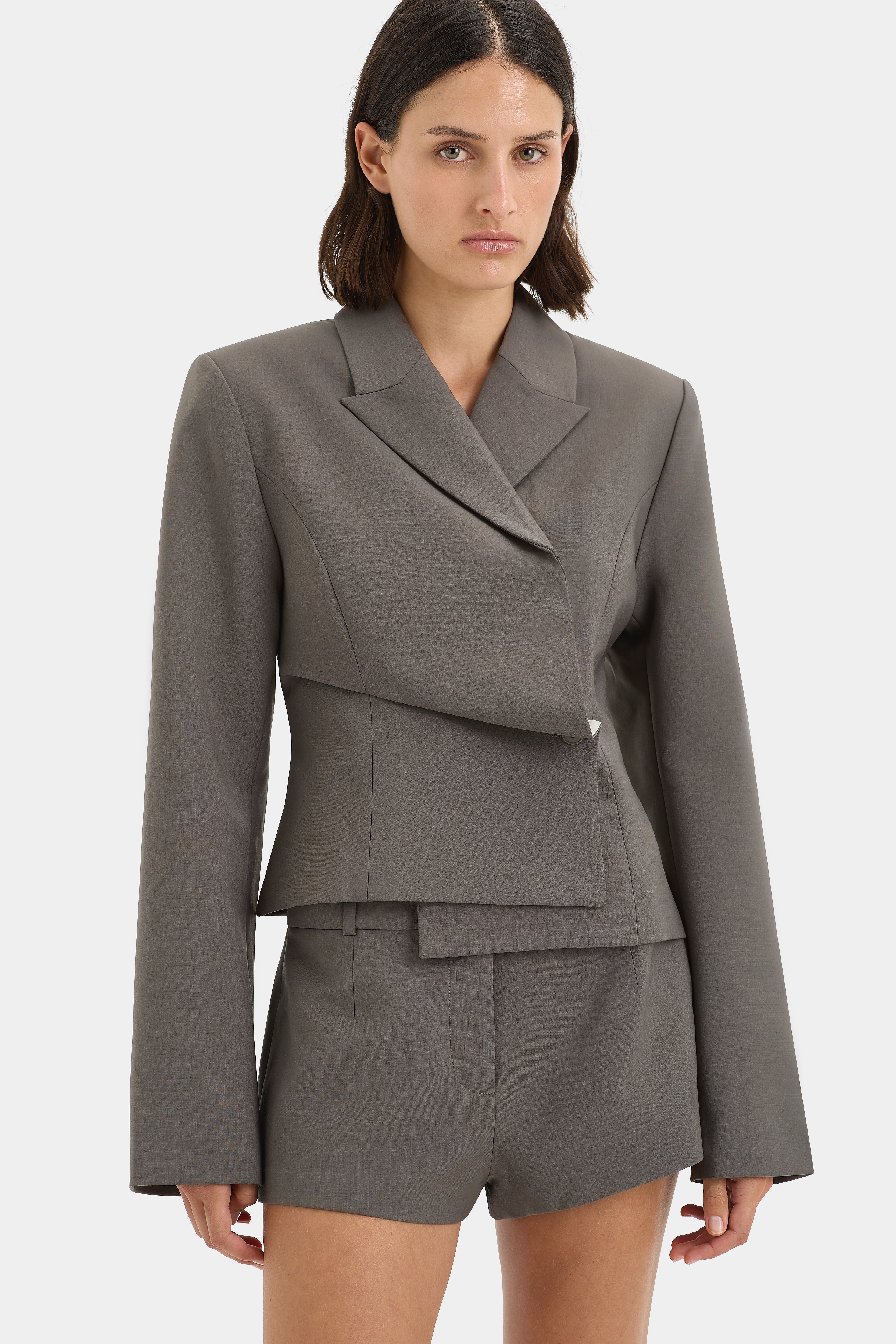 Elegant Maya Pleated Blazer for Women - Office Wear, Business Casual & Formal Occasions | Stylish Work Jacket for Professional Outfits