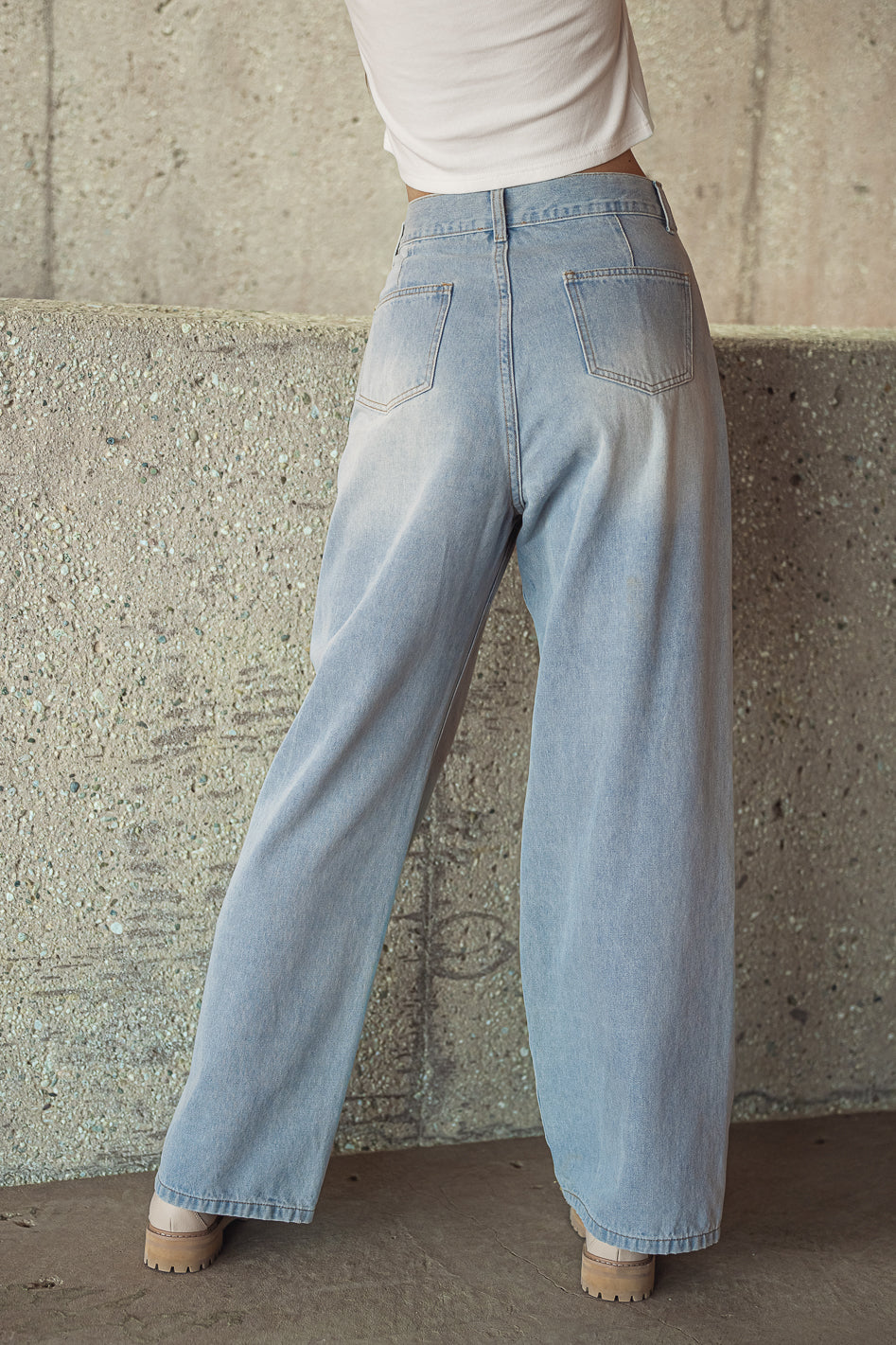 Alex Wide Leg Jeans for Women - High Waisted Stretch Denim Pants (Final Sale) | Perfect for Casual Outings, Date Nights & Street Style Fashion