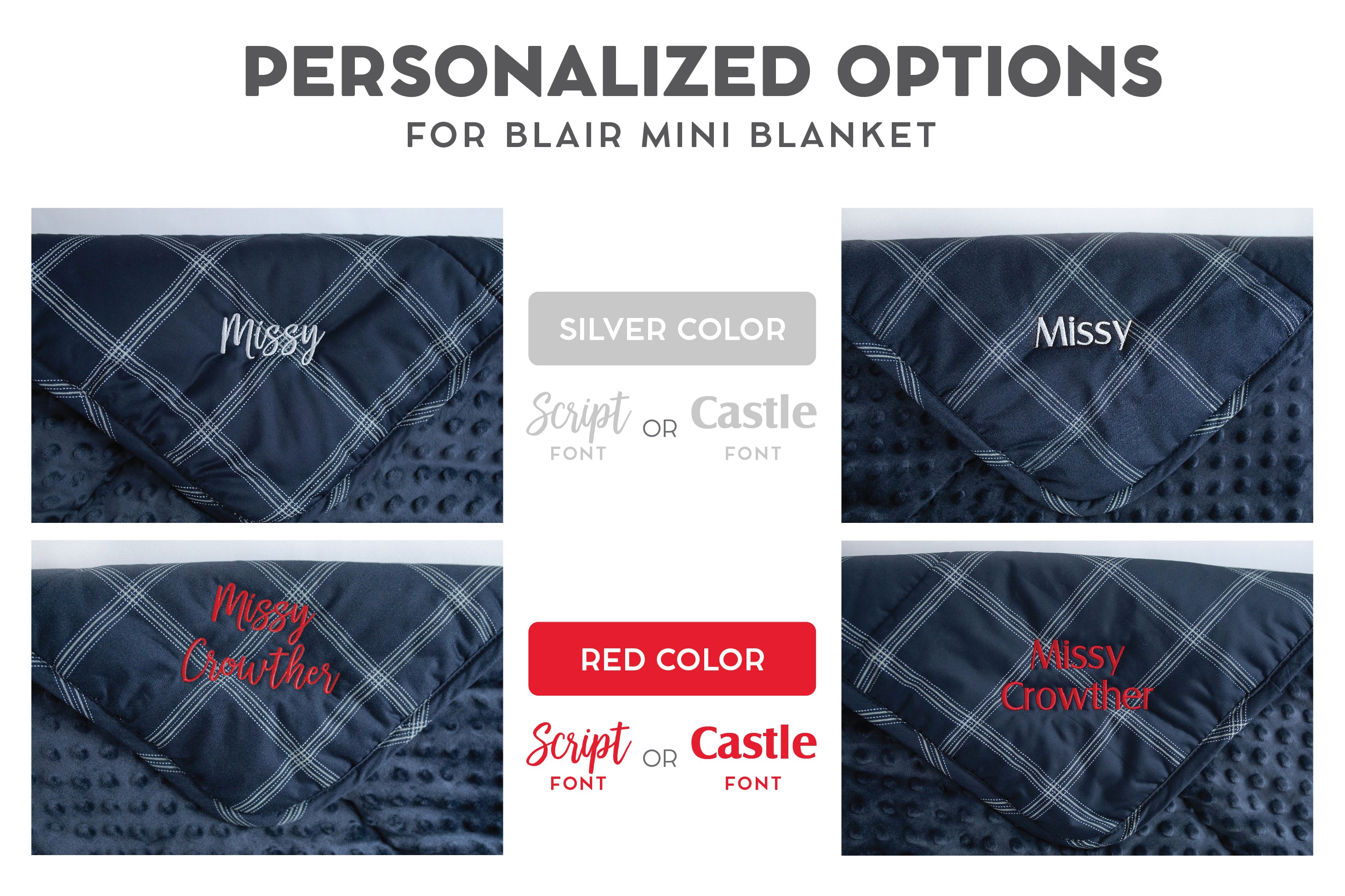 Blair Mini Blanket - Soft & Cozy Travel Blanket for Adults & Kids - Perfect for Airplane, Car, Office & Home Use