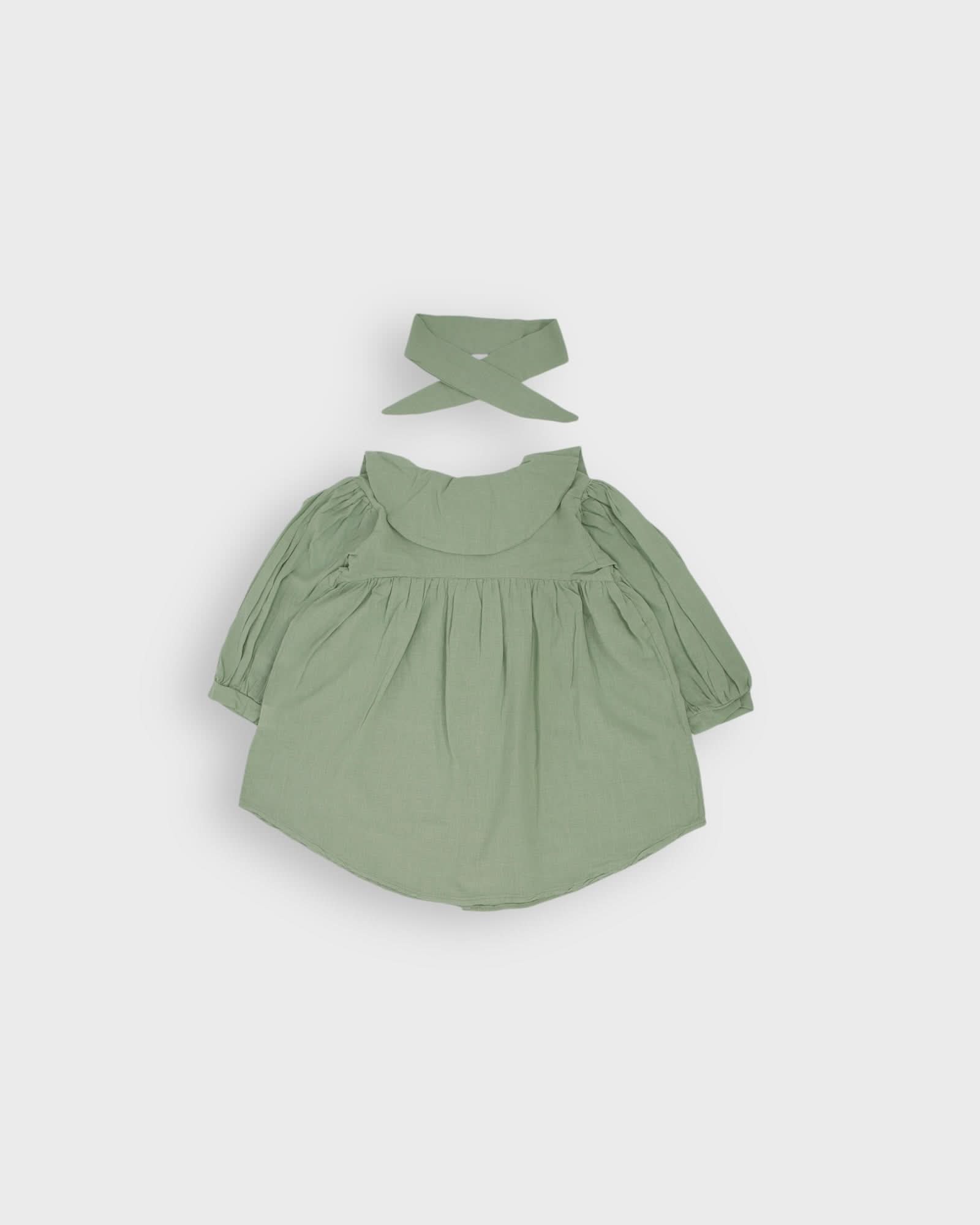 Kids Button-Down Dress Set - Stylish & Comfortable Outfit for Girls - Perfect for School, Parties & Special Occasions