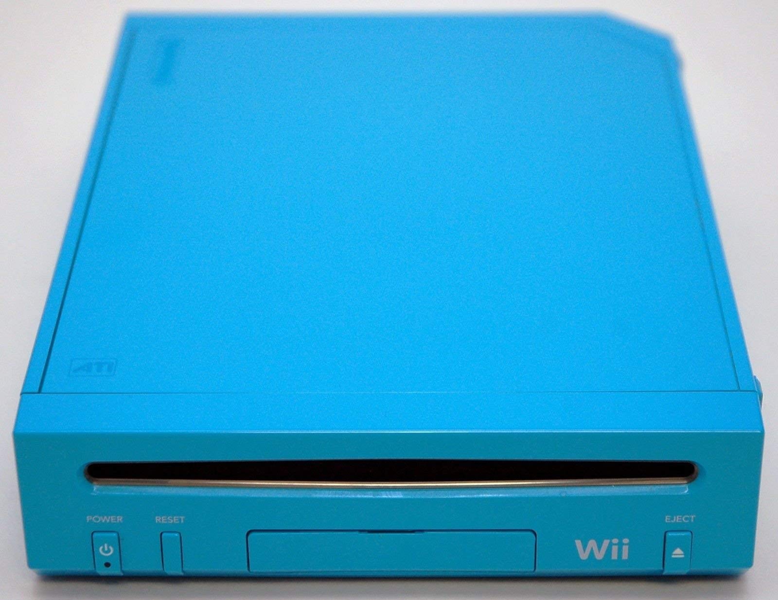 Refurbished Nintendo Wii Limited Edition Blue Video Game Console - Bundle with Motion Controller & Nunchuk - Perfect for Family Game Nights & Retro Gaming Fun