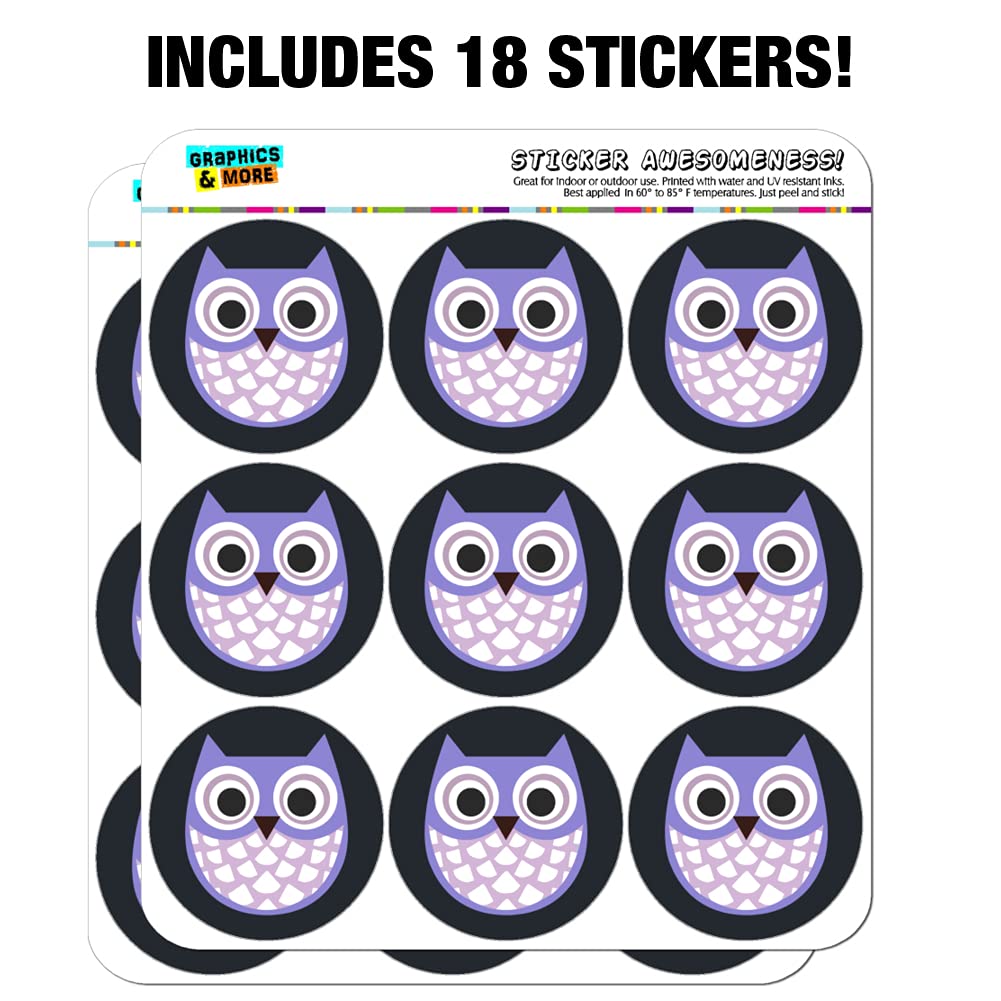Adorable Purple Owl Planner Stickers - Cute Scrapbooking & Crafting Decals for Bullet Journals, DIY Projects, and School Supplies | Perfect for Organizing, Gift Wrapping & Creative Scrapbook Designs