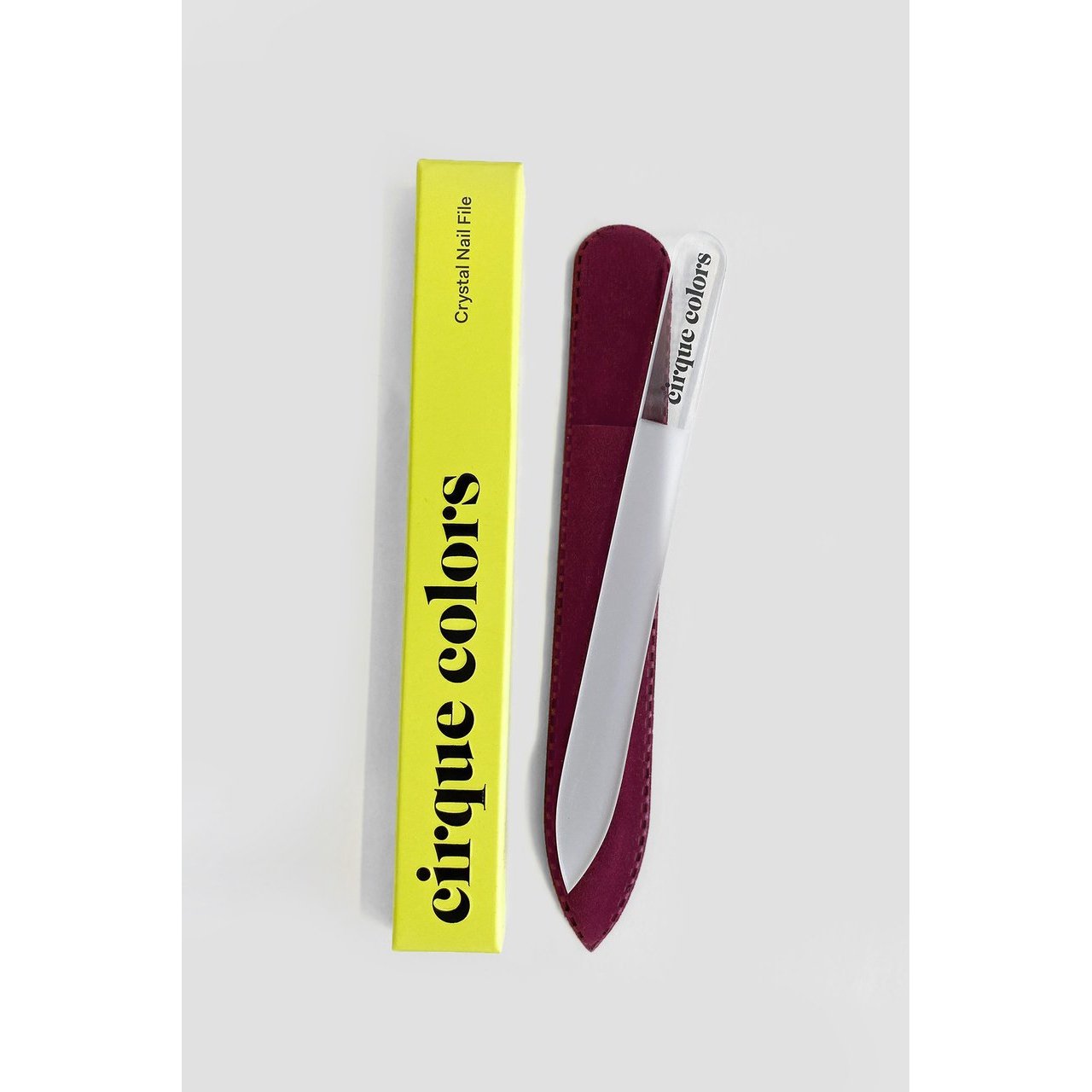 Cirque Colors Crystal Nail File - Professional Nail Art Tool for Manicures & Pedicures - Perfect for Home Salon, DIY Nail Care, and Gift Giving