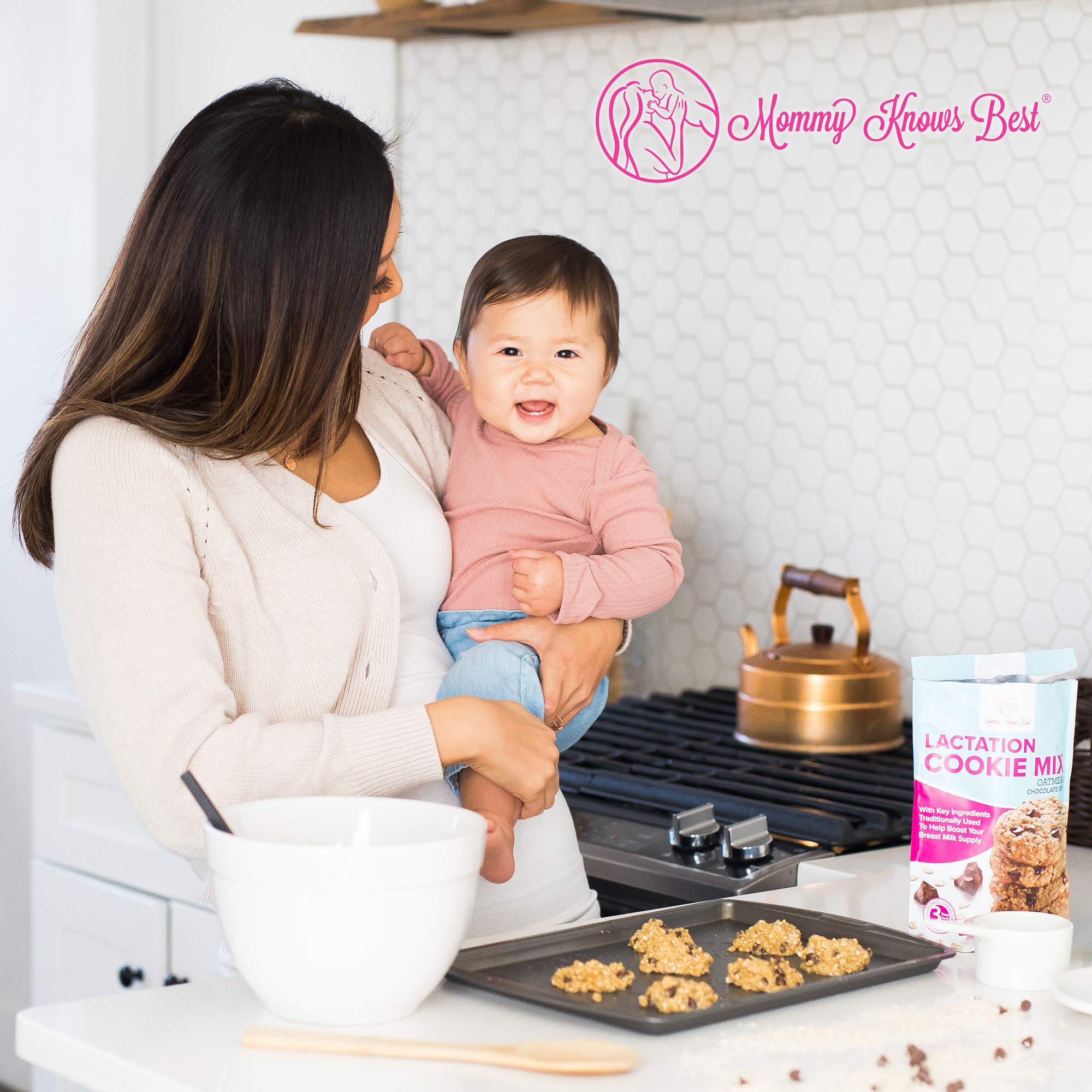 Lactation Cookies Mix for Breastfeeding Moms - Oatmeal Cookie Supplement to Increase Breast Milk Supply, White Chocolate Chip, 1 Pound (Pack of 1) - Perfect for Postpartum Nursing, Late Night Snacking & Milk Production Support