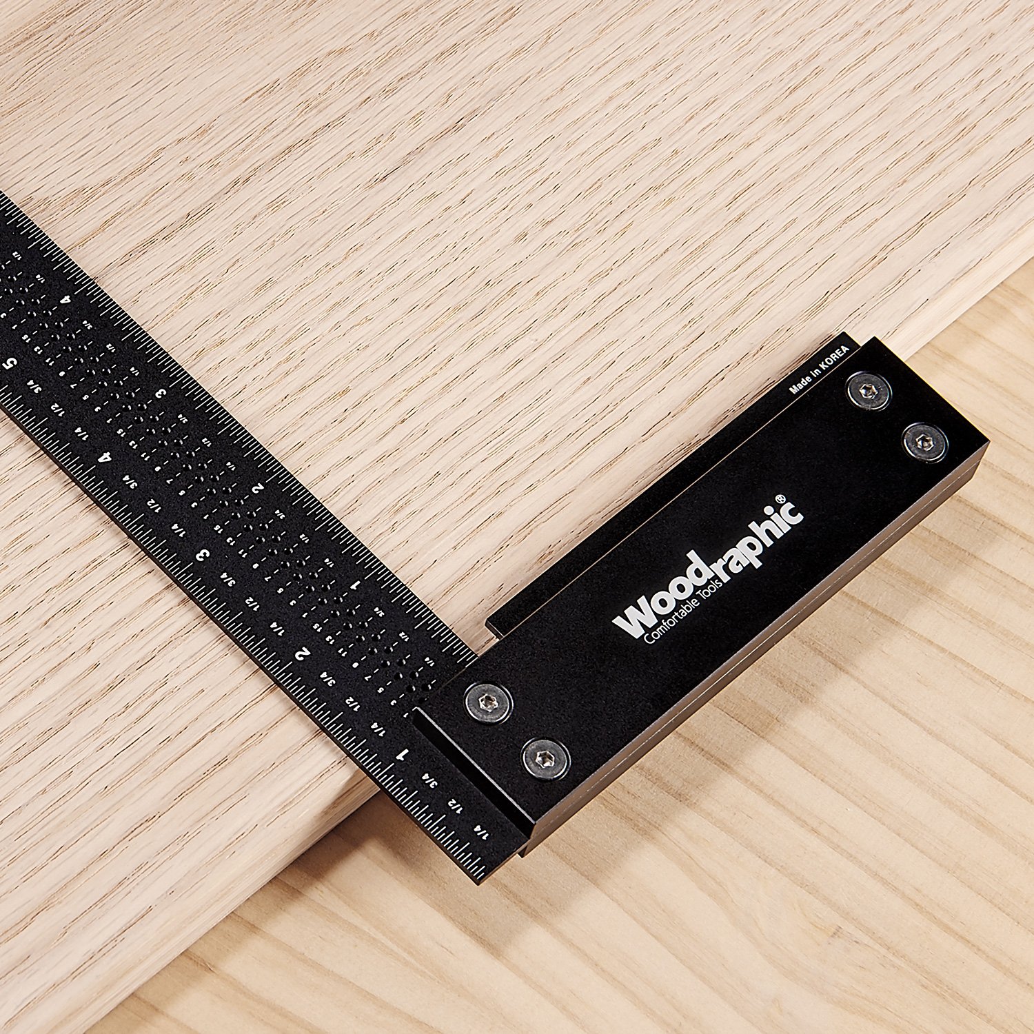 8 Inch Precision Aluminum Steel Framing Square & T Square Ruler Set - Professional Measuring & Marking Tools for Carpentry, Woodworking, DIY Projects - Perfect for Framing, Cabinetry, and Furniture Making