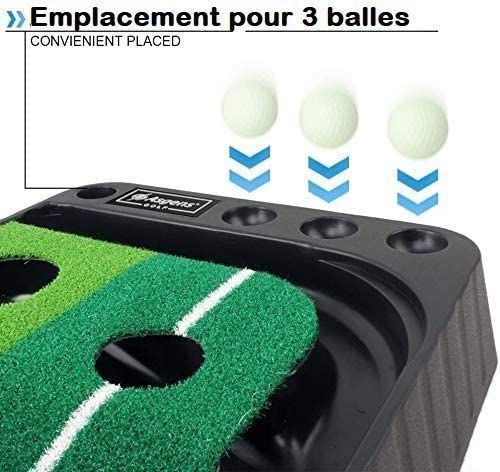 Auto Return Golf Putting Mat - Indoor/Outdoor Practice Green