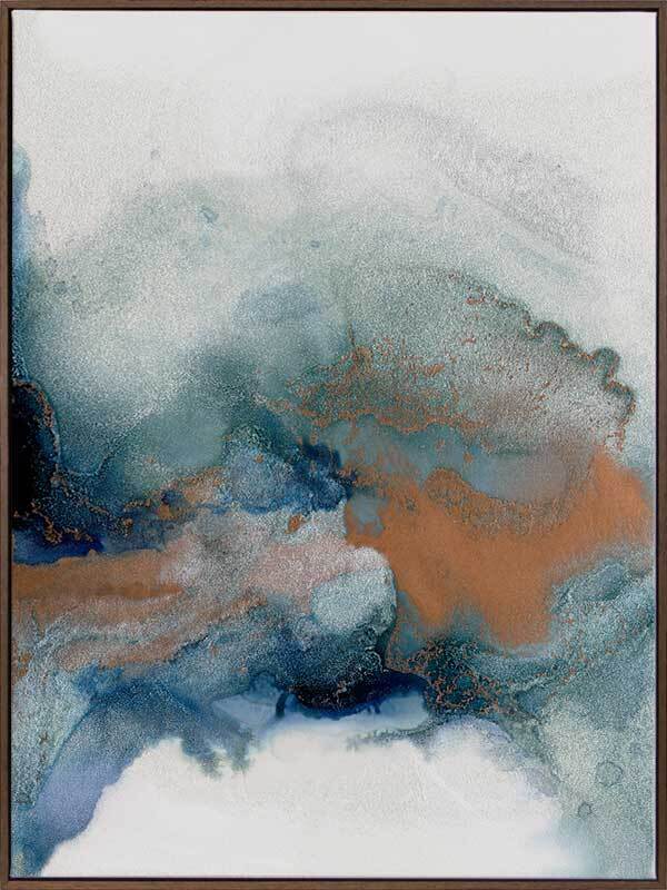 Dust and Sky II Canvas Art Print - Modern Abstract Wall Decor for Living Room, Bedroom & Office - Perfect for Home & Office Decor