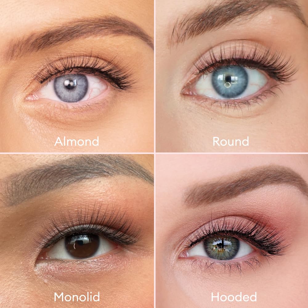 Silly George SuperNatural False Eyelashes - Clear Flexible Band for Natural Look, Lightweight & Comfortable (Astra) | Perfect for Daily Wear, Special Occasions & Enhancing Eye Makeup