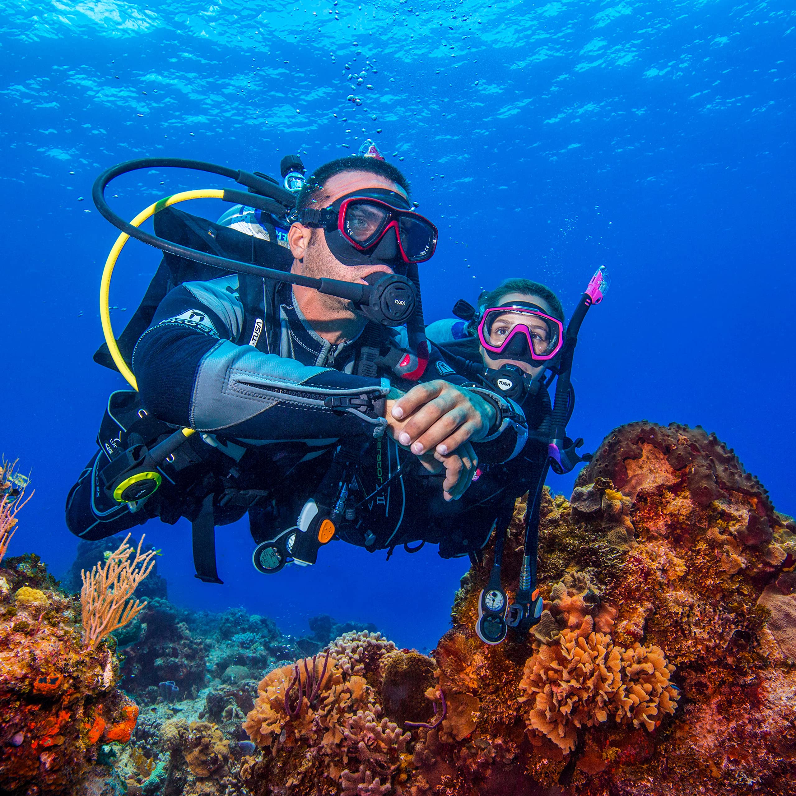 TUSA M-212 Freedom Ceos Scuba Diving Mask - Premium Snorkeling & Scuba Gear for Clear Underwater Vision | Perfect for Ocean Exploration, Reef Diving & Water Sports