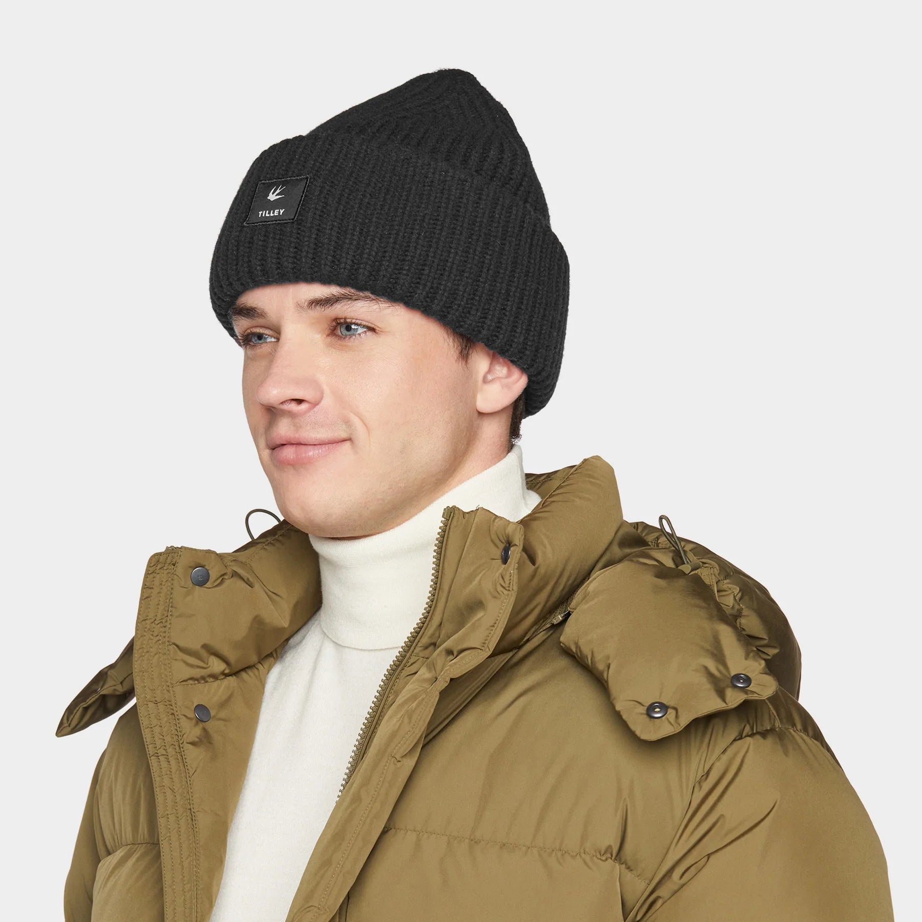 Tilley Alpine Beanie - Warm Winter Knit Hat for Men & Women - Soft Fleece Lined Cold Weather Cap for Skiing, Hiking & Outdoor Activities