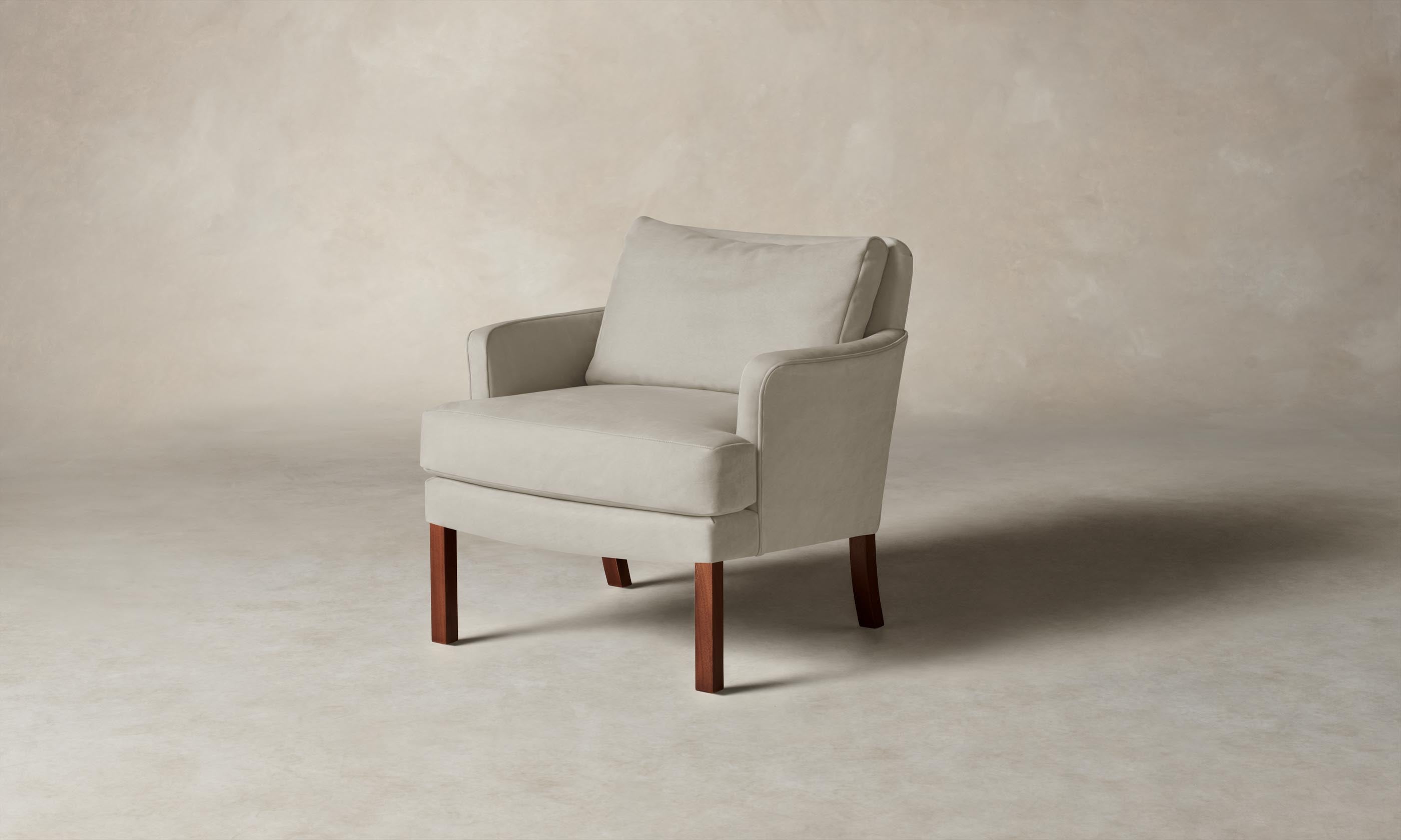 Premium Nubuck Leather Sail Chair - The Kaye Chair for Modern Living Rooms & Office Spaces | Comfortable & Stylish Seating Solution