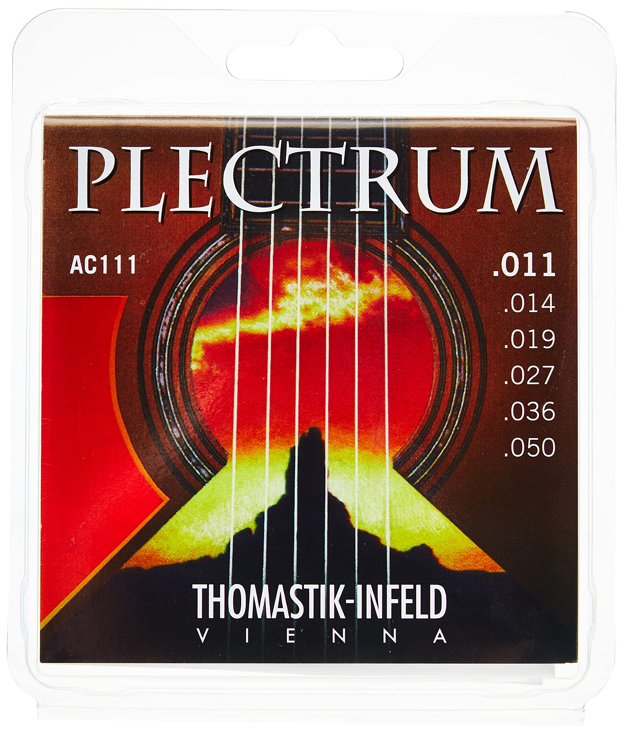 Thomastik-Infeld AC111 Acoustic Guitar Strings - Plectrum Series 6 String Set (E, B, G, D, A, E) | Premium Nylon Strings for Classical & Flamenco Guitar | Perfect for Studio Recording & Live Performances