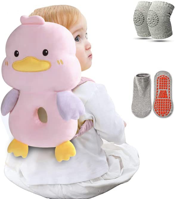 FlyWei Baby Head Protector Cushion - Soft Safety Helmet for Toddlers & Infants | Fall Protection for Crawling & Learning to Walk | Premium Baby Safety Gear for Home & Daycare Use