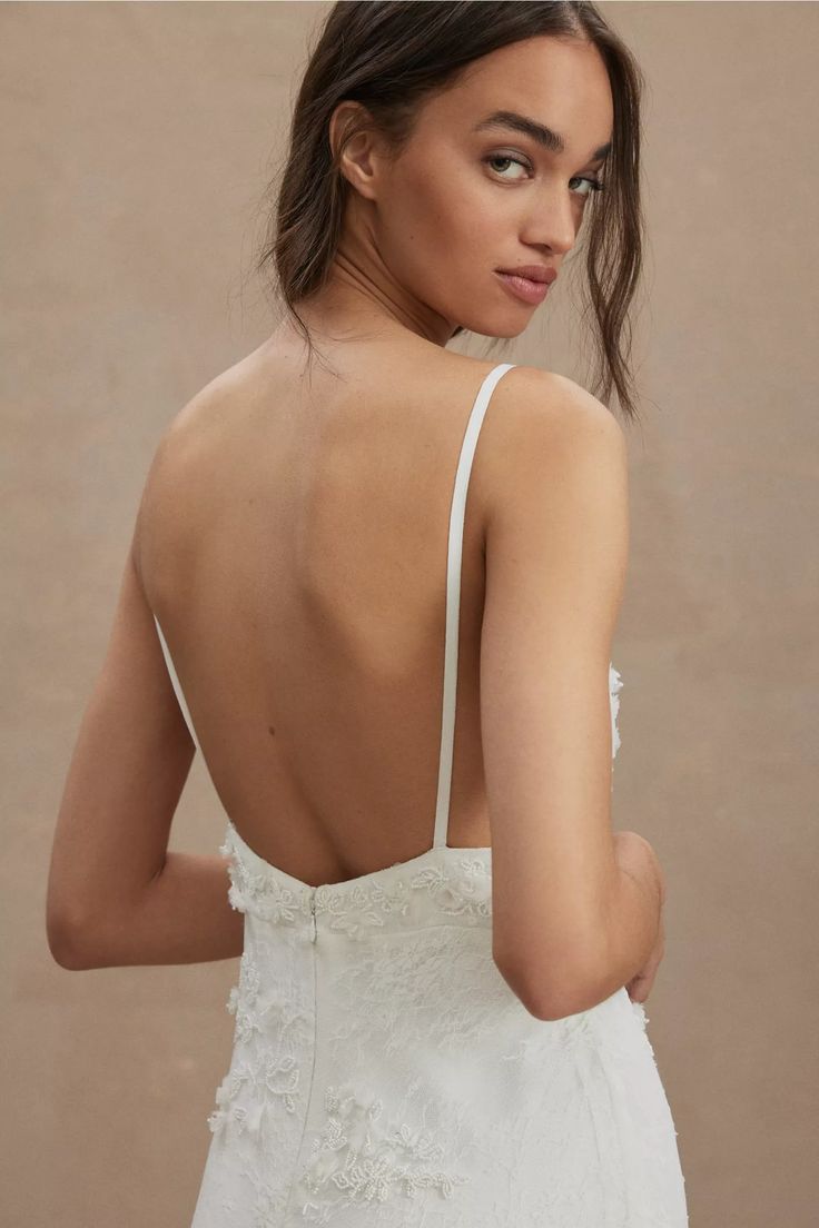 BHLDN Meadow Gown - Flowy Boho Wedding Dress with Lace Details for Outdoor & Beach Ceremonies | Perfect for Garden, Vineyard & Destination Weddings