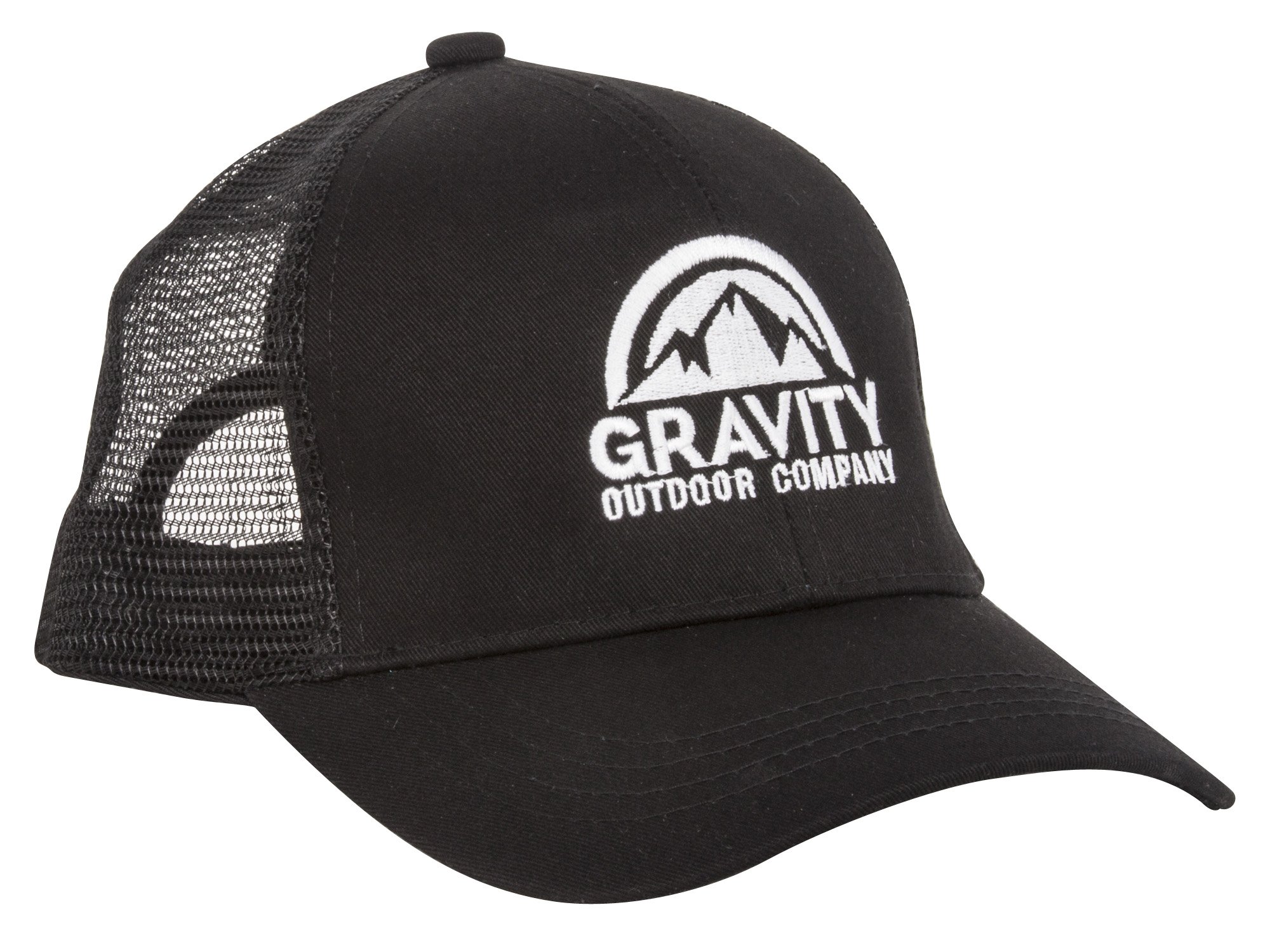 Gravity Outdoor Co. 透气网眼卡车帽 时尚马尾辫设计 户外运动防晒遮阳帽 适合露营、骑行、钓鱼等场景