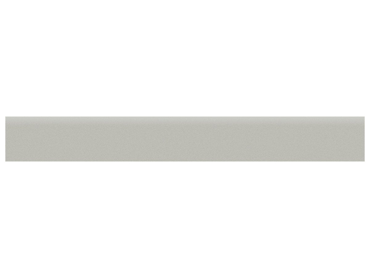 3-Pack 24-Inch Prima Smoke Polished Unglazed Porcelain Bullnose Tile - Premium Bathroom & Kitchen Backsplash, Shower Surround, Fireplace Accent Wall