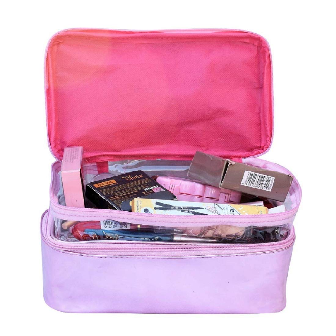 NA PURSE Women's Vanity Box Cosmetic Case - Stylish Toiletry Bag for Girls & Ladies (CC004) - Perfect for Travel, Makeup Storage & Daily Organization