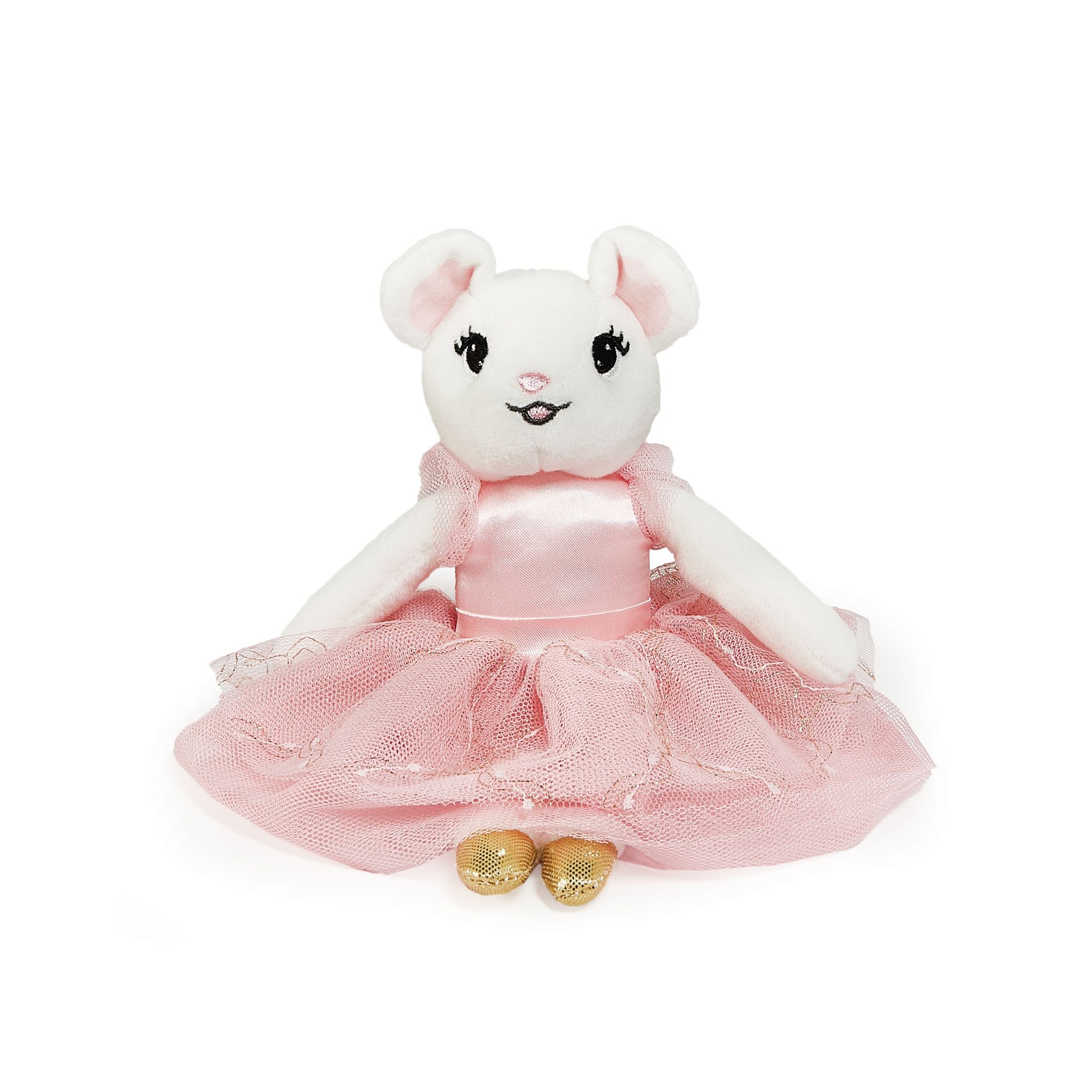 Claris The Mouse: Claris Says Merci Book & Pink Mini Plush Doll Gift Set - Perfect for Kids' Birthday Gifts, Storytime & Collectible Plush Toys