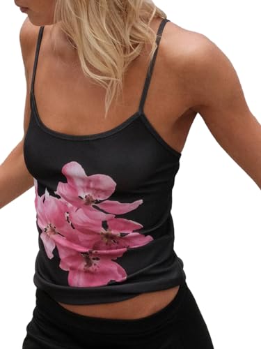 I-flower Print Black