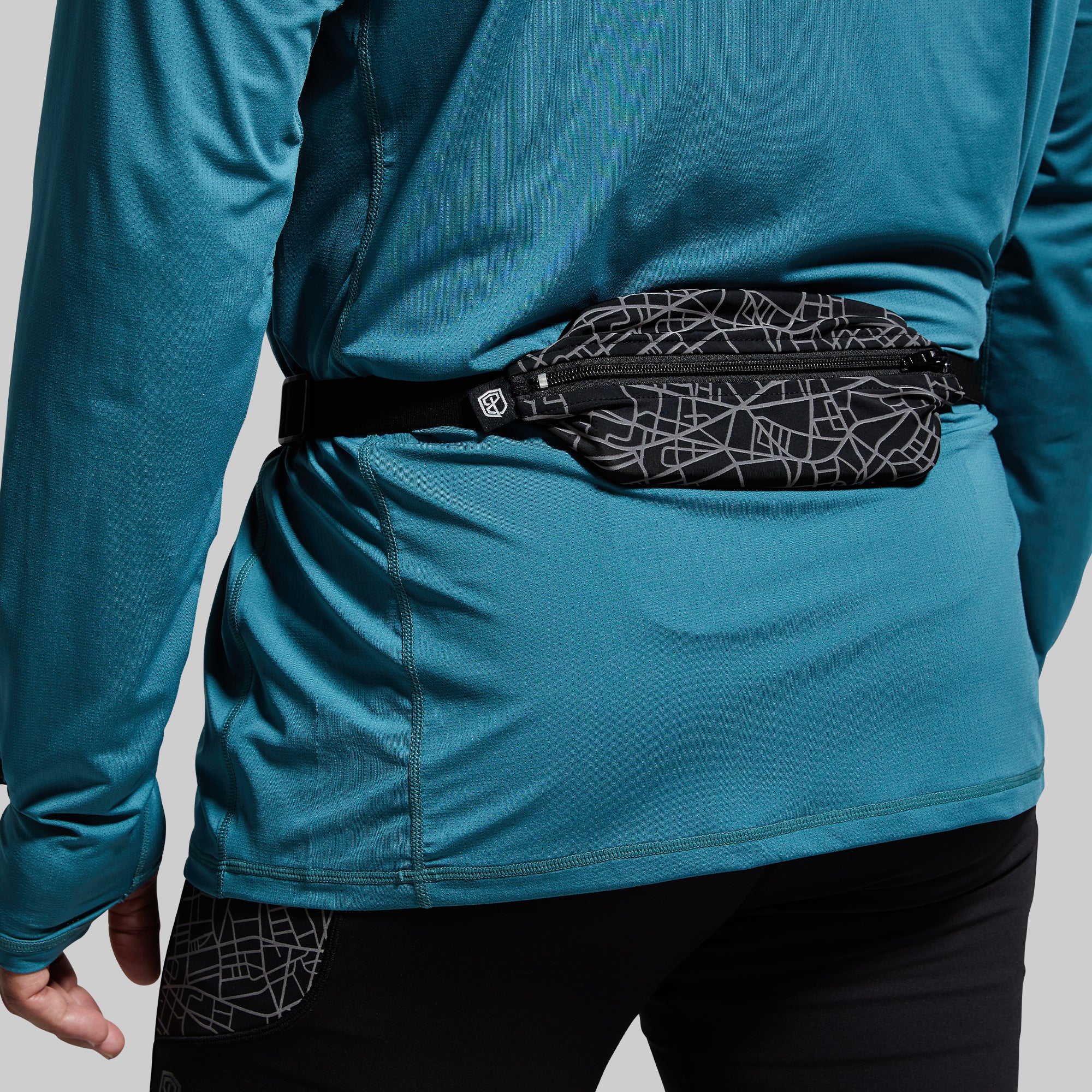 Best Running Belt for Men & Women - Lightweight & Waterproof Waist Pack for Jogging, Hiking, Gym - Secure Phone Holder & Key Storage (Black) - Perfect for Outdoor Sports & Daily Fitness Activities