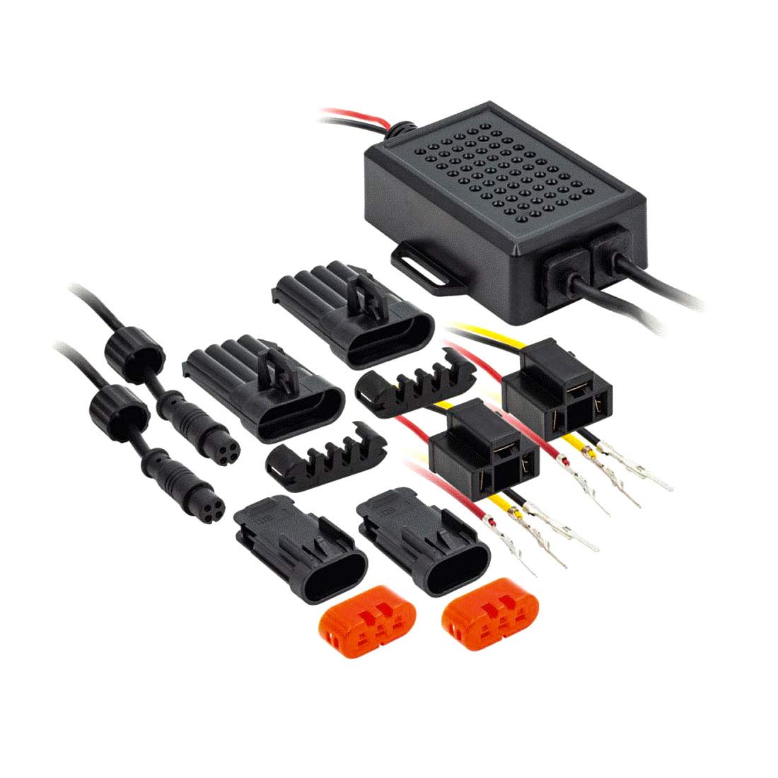 Metra Electronics MPS-RZ1RGB RGB LED Headlight Kit for Polaris RZR - Bluetooth Controlled Extreme Off-Road Lighting - Powersports Accessories for Night Riding & Trail Adventures