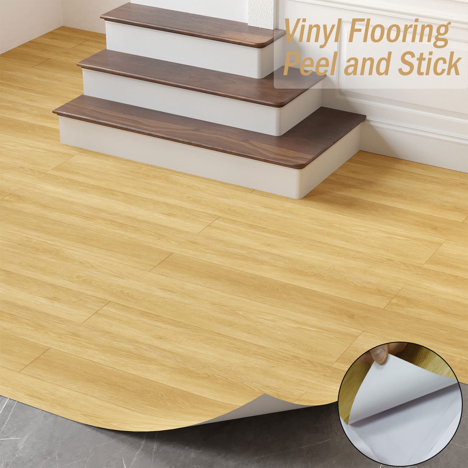 Oxdigi Peel and Stick Vinyl Flooring Roll - 24