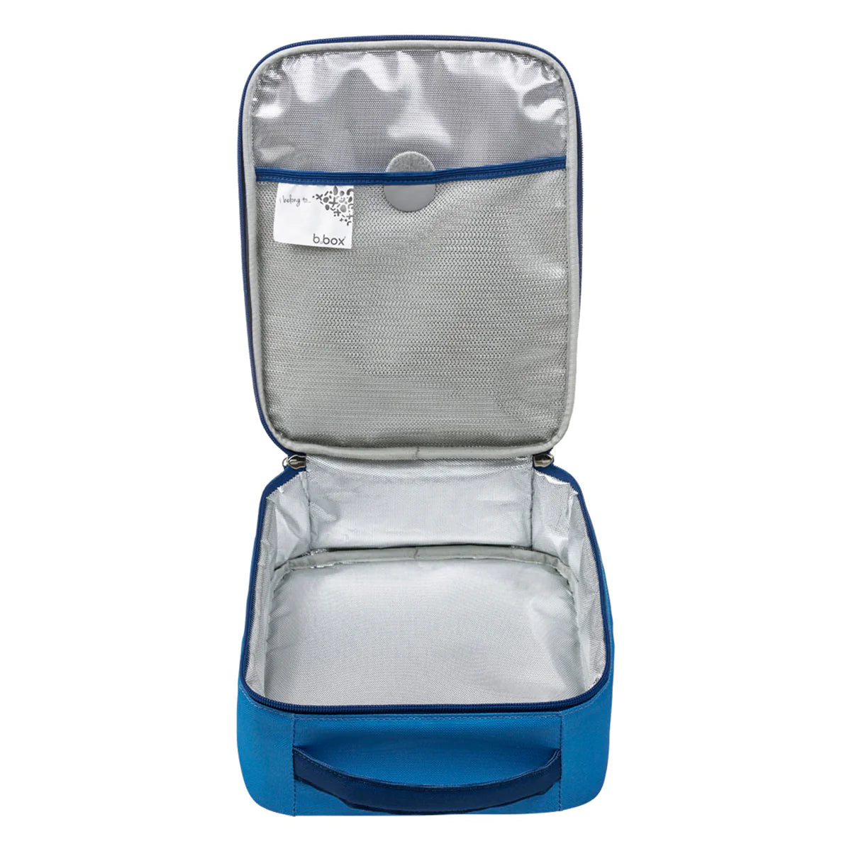b.box Flexi Insulated Lunch Bag for Kids & Adults - Leakproof, BPA-Free, Eco-Friendly Reusable Lunch Box - Perfect for School, Work, Picnics & Travel - Deep Blue