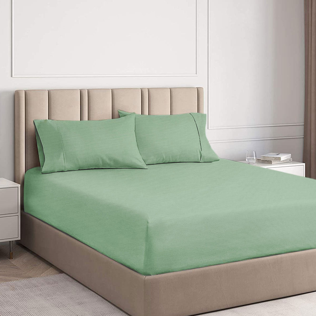 Premium 2000TC Cooling Bamboo Sheet Set - Queen Size Bedding with Breathable Fabric for Hot Sleepers | Perfect for Summer Nights & Temperature Regulation