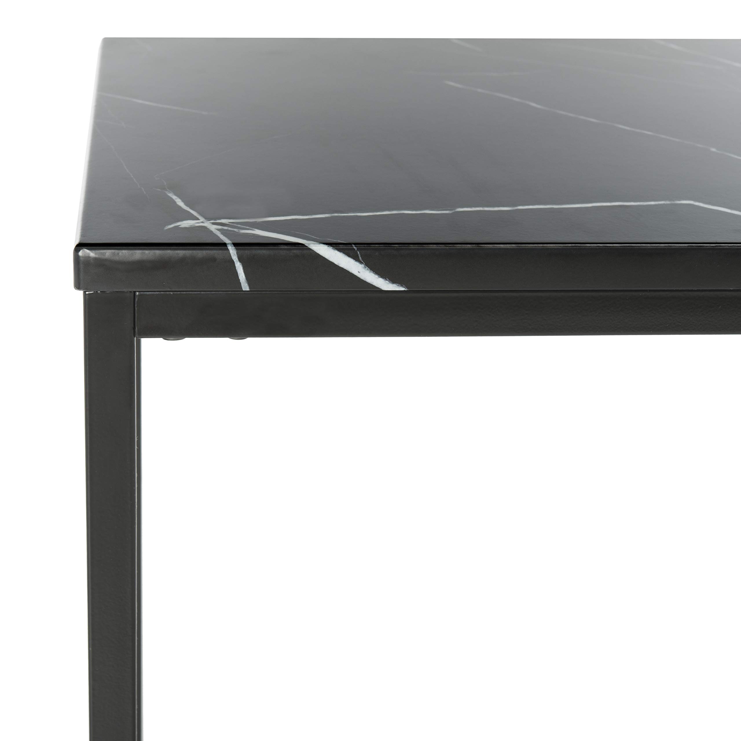 Safavieh Baize White & Grey Console Table - Modern Entryway Table for Hallway, Living Room & Foyer Decor