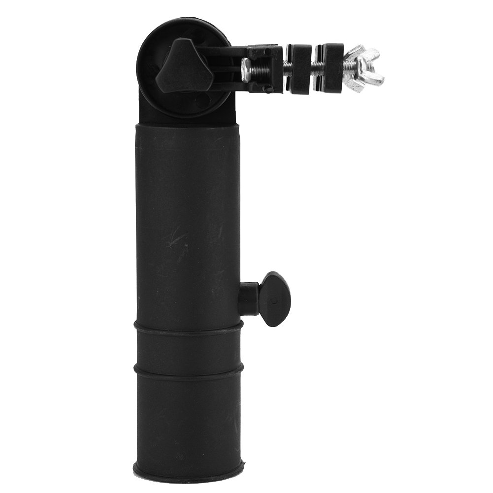 Premium Golf Cart Umbrella Holder - Heavy Duty Black Stand for Golf Trolleys & Carts | Weatherproof Golf Accessory for Rainy Days on the Course