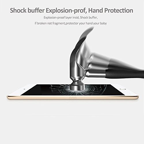 BISEN Matte Anti-Glare Screen Protector for iPad 9.7 (2018/2017), iPad Pro 9.7, iPad Air 2 & Air 1 - Anti-Fingerprint, Anti-Scratch Tempered Glass with Lifetime Protection - Perfect for Work, Study & Entertainment