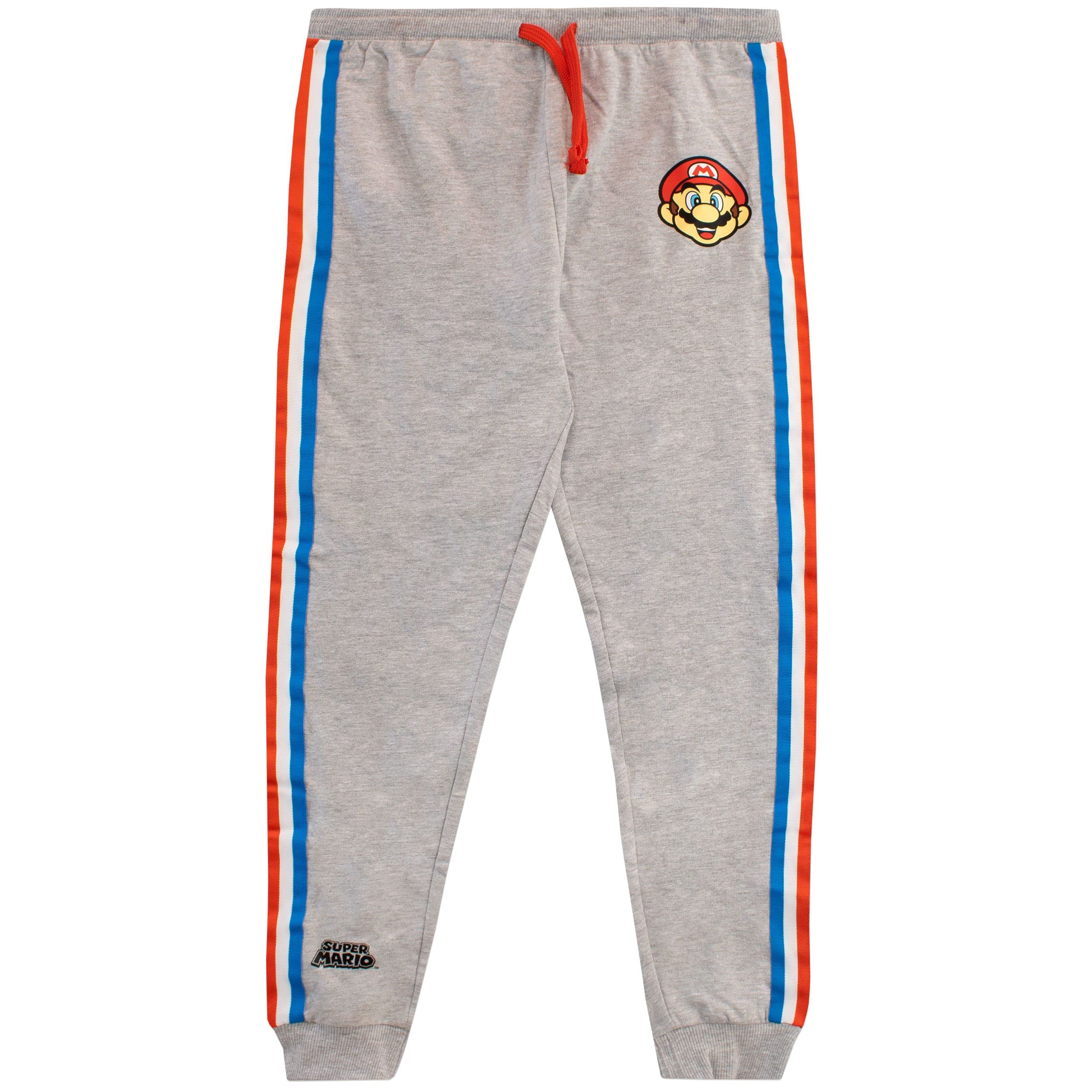 Super Mario Boys Gaming Sweatshirt & Joggers 2-Piece Outfit Set - Kids Video Game Character Costume & Lounge Wear (Multicolor, Size 5) - Perfect for Birthday Gifts, Cosplay & Casual Gaming Outfits