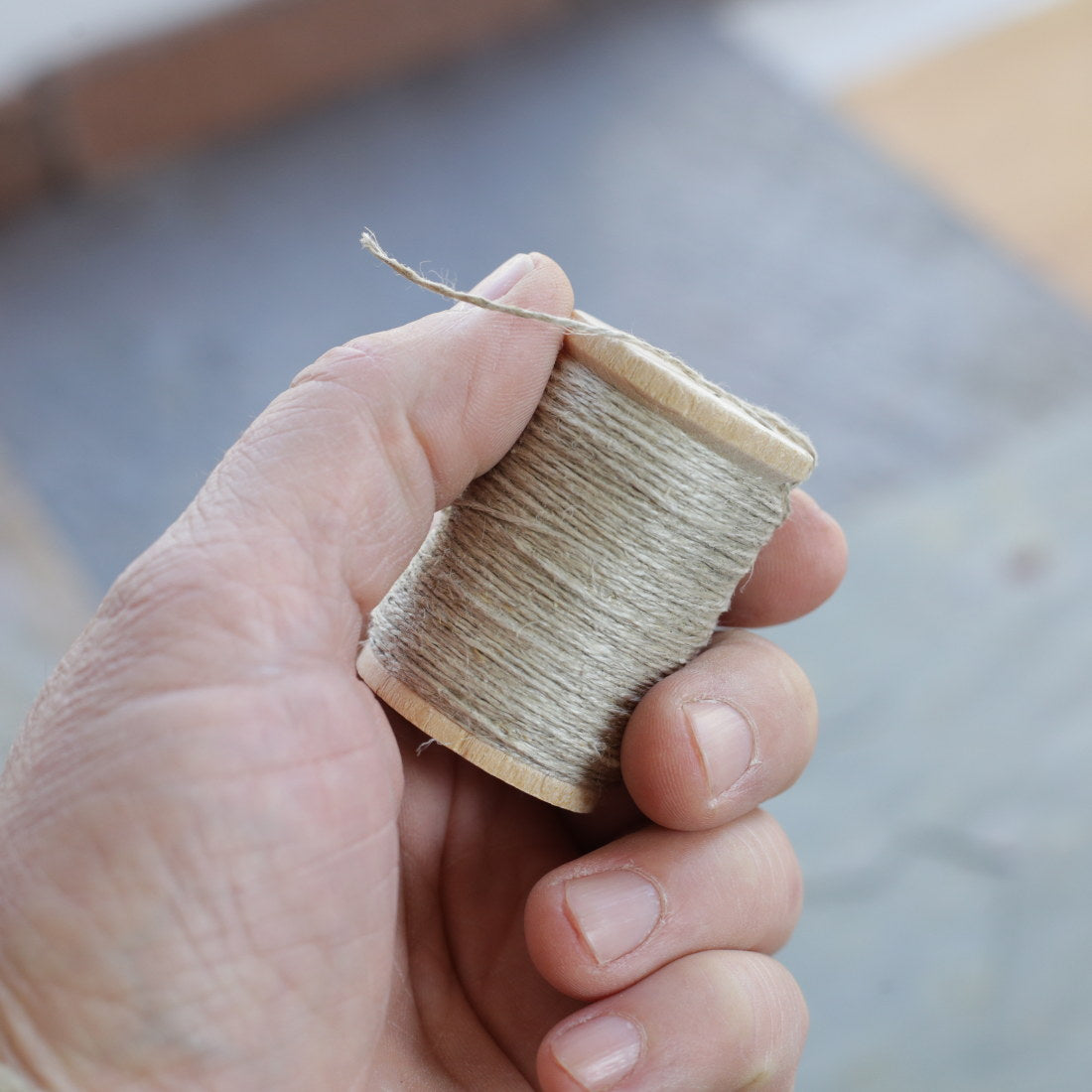Premium Heavy Hemp Thread for Sewing, Crafts & DIY Projects - Strong Natural Fiber for Upholstery, Leatherwork & Outdoor Gear Repair