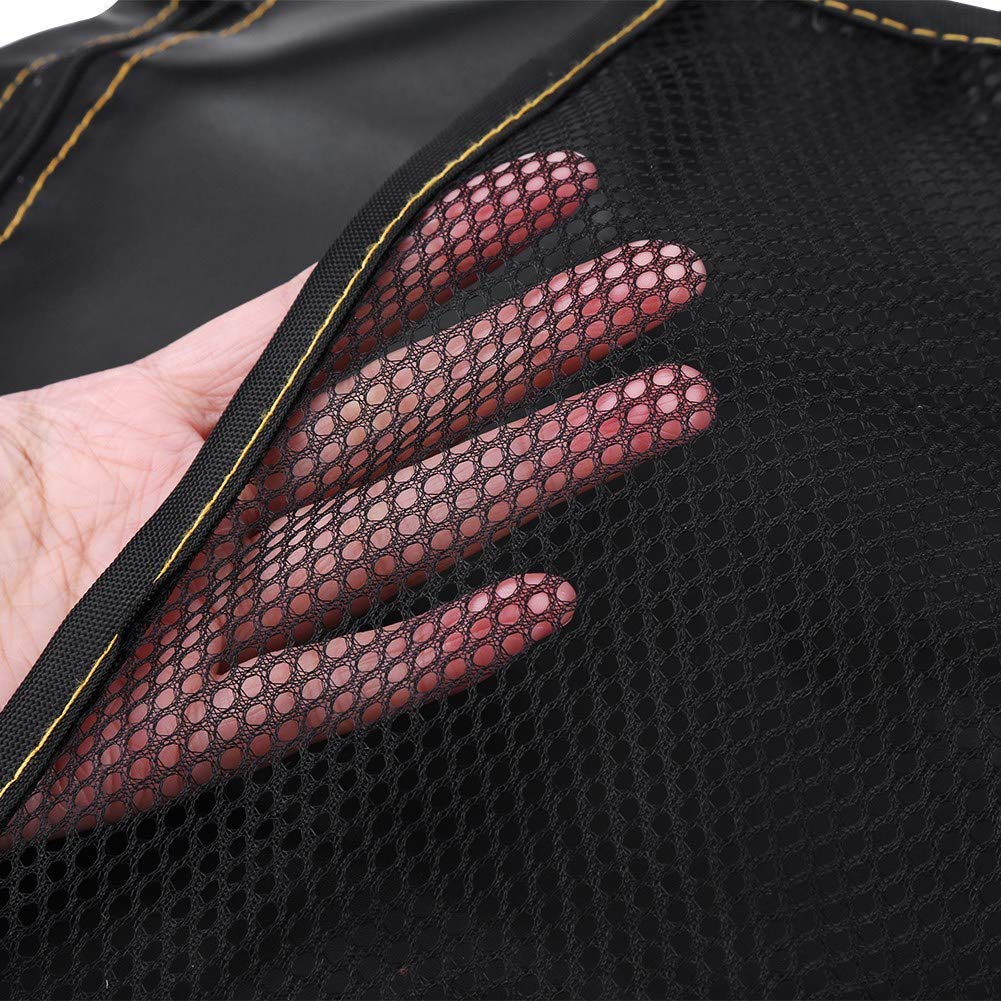 KIMISS Motorcycle Under Seat Bag - PU Leather Storage Pouch for Scooters & Bikes - Perfect for Road Trips & Daily Commute