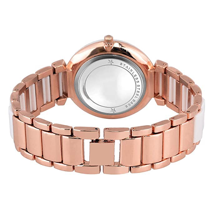 TACOFY Women's Waterproof Stainless Steel Quartz Watch with Multicolor Dial & Strap - Elegant Fashion Timepiece for Casual, Office & Outdoor Activities