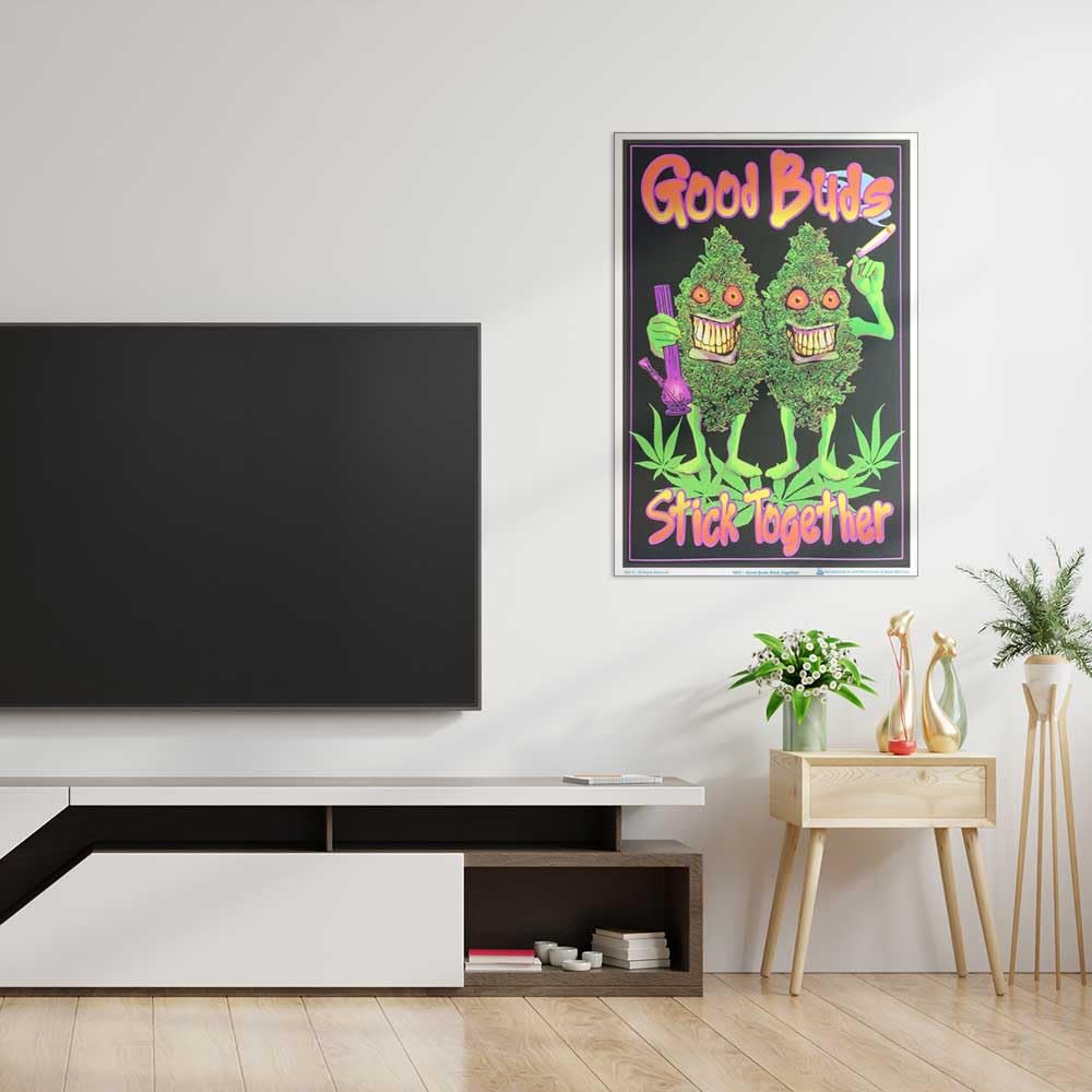 Premium Laminated Blacklight Poster - 23.5