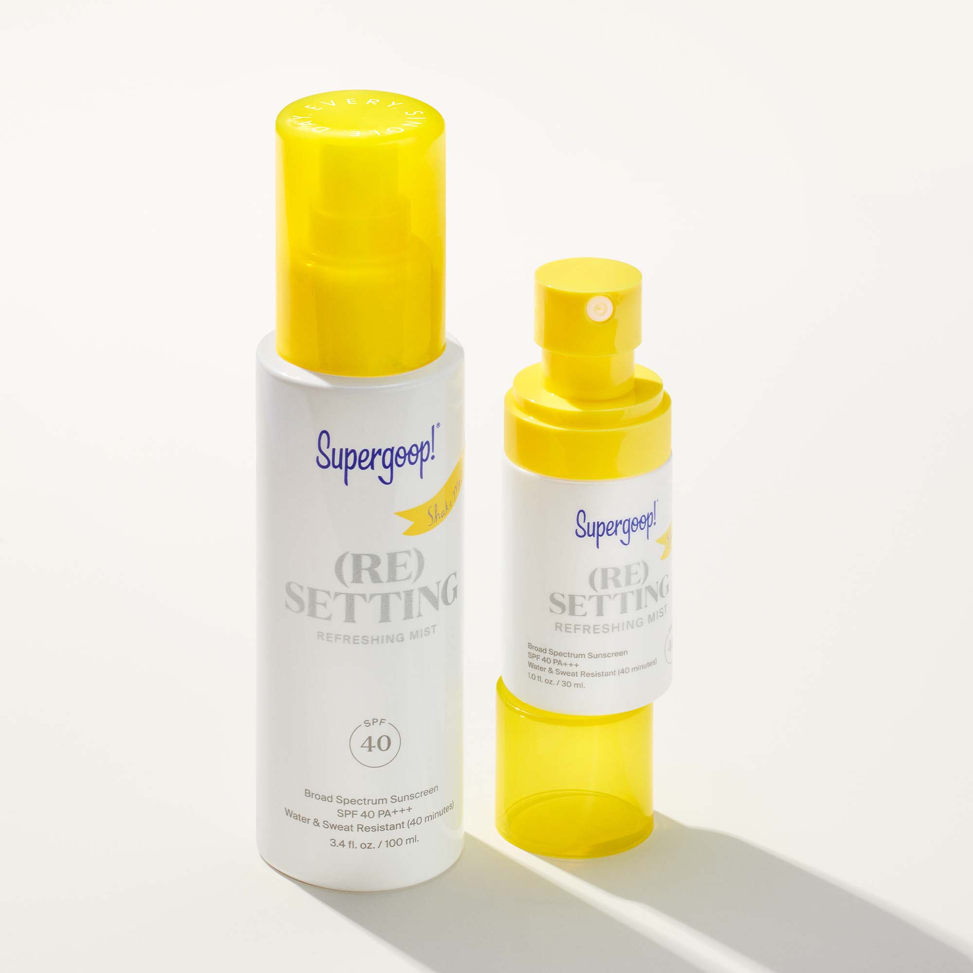 (Re)Setting Refreshing Mist SPF 40 Sunscreen - Hydrating Face Spray with Broad Spectrum Protection for Daily Use, Travel & Outdoor Activities