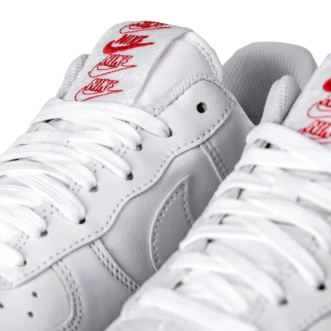 Nike Air Force 1 Low '07 Women's Sneakers - Rose White Casual Shoes for Walking, Running & Streetwear Fashion